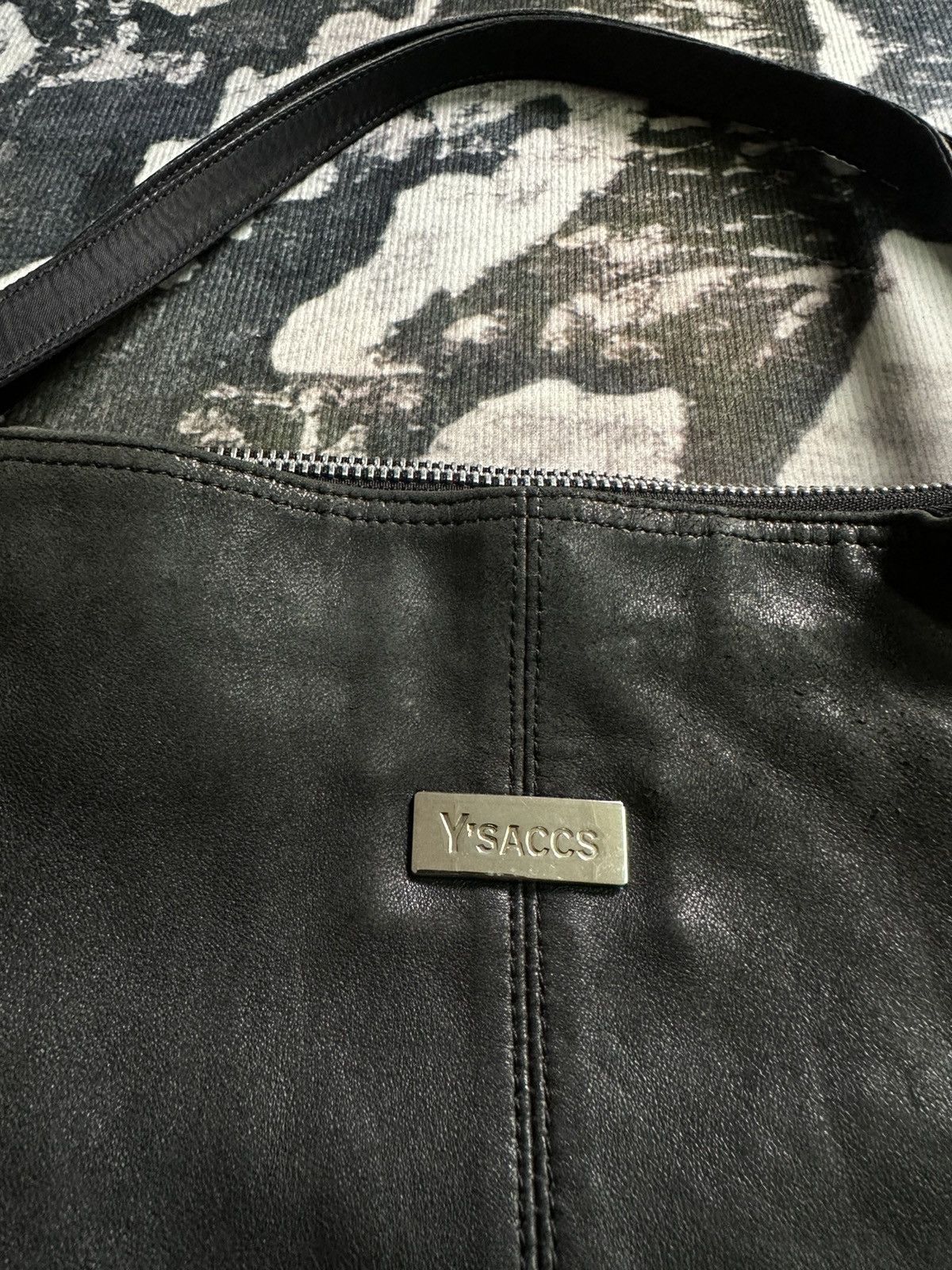 Yohji Yamamoto 90's Yohji Yamamoto Y’sacc Leather carry bag Size ONE SIZE - 7 Thumbnail