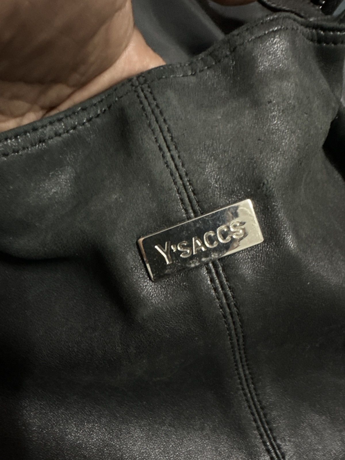 Yohji Yamamoto 90's Yohji Yamamoto Y’sacc Leather carry bag Size ONE SIZE - 17 Thumbnail