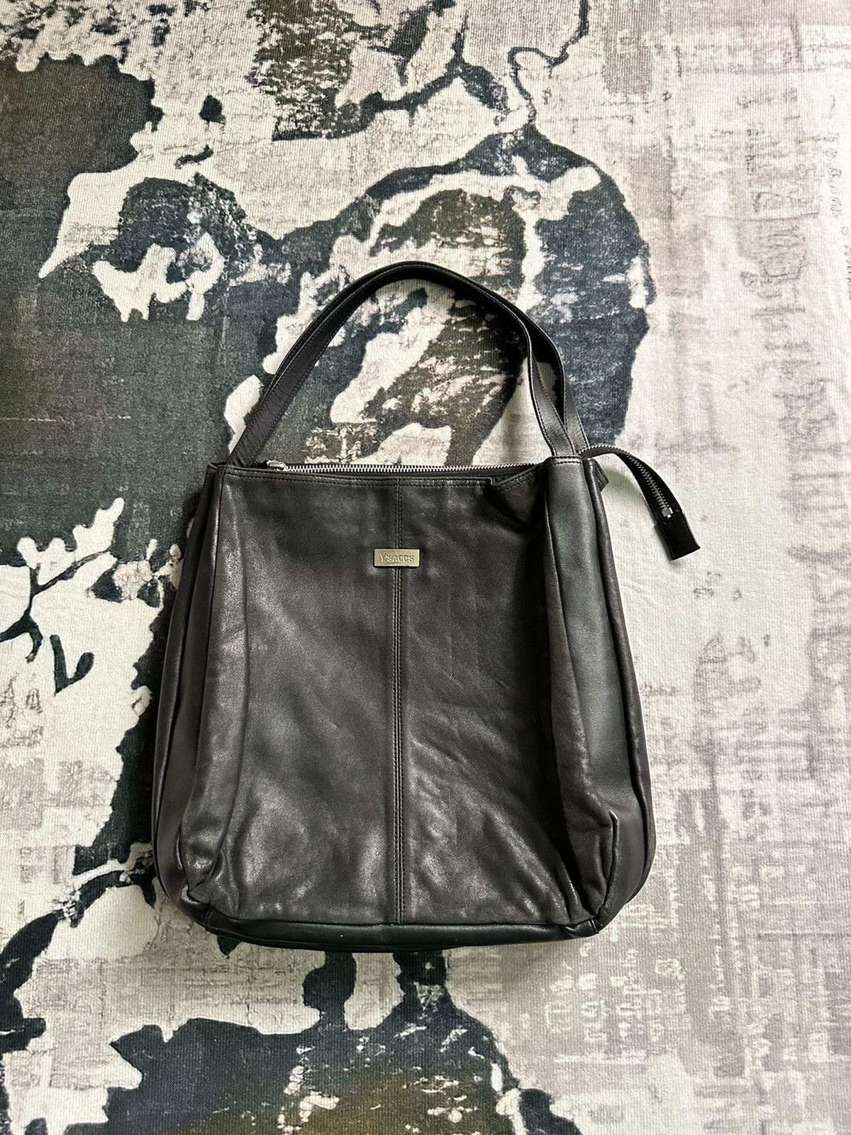 90s Yohji Yamamoto Y’sacc Leather carry bag