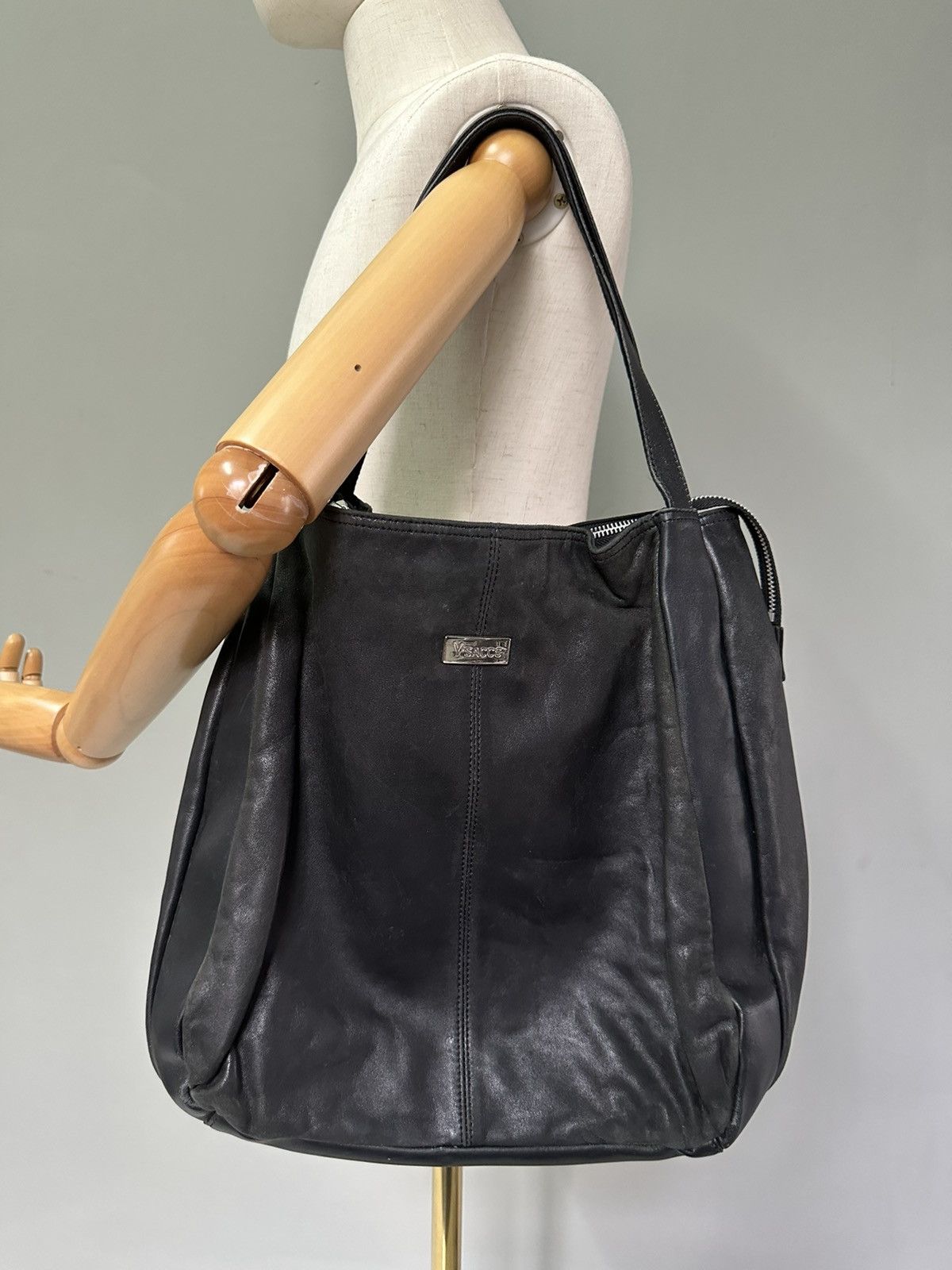 Yohji Yamamoto 90's Yohji Yamamoto Y’sacc Leather carry bag Size ONE SIZE - 14 Thumbnail