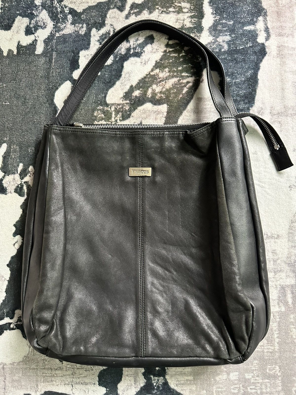 Yohji Yamamoto 90's Yohji Yamamoto Y’sacc Leather carry bag Size ONE SIZE - 2 Thumbnail