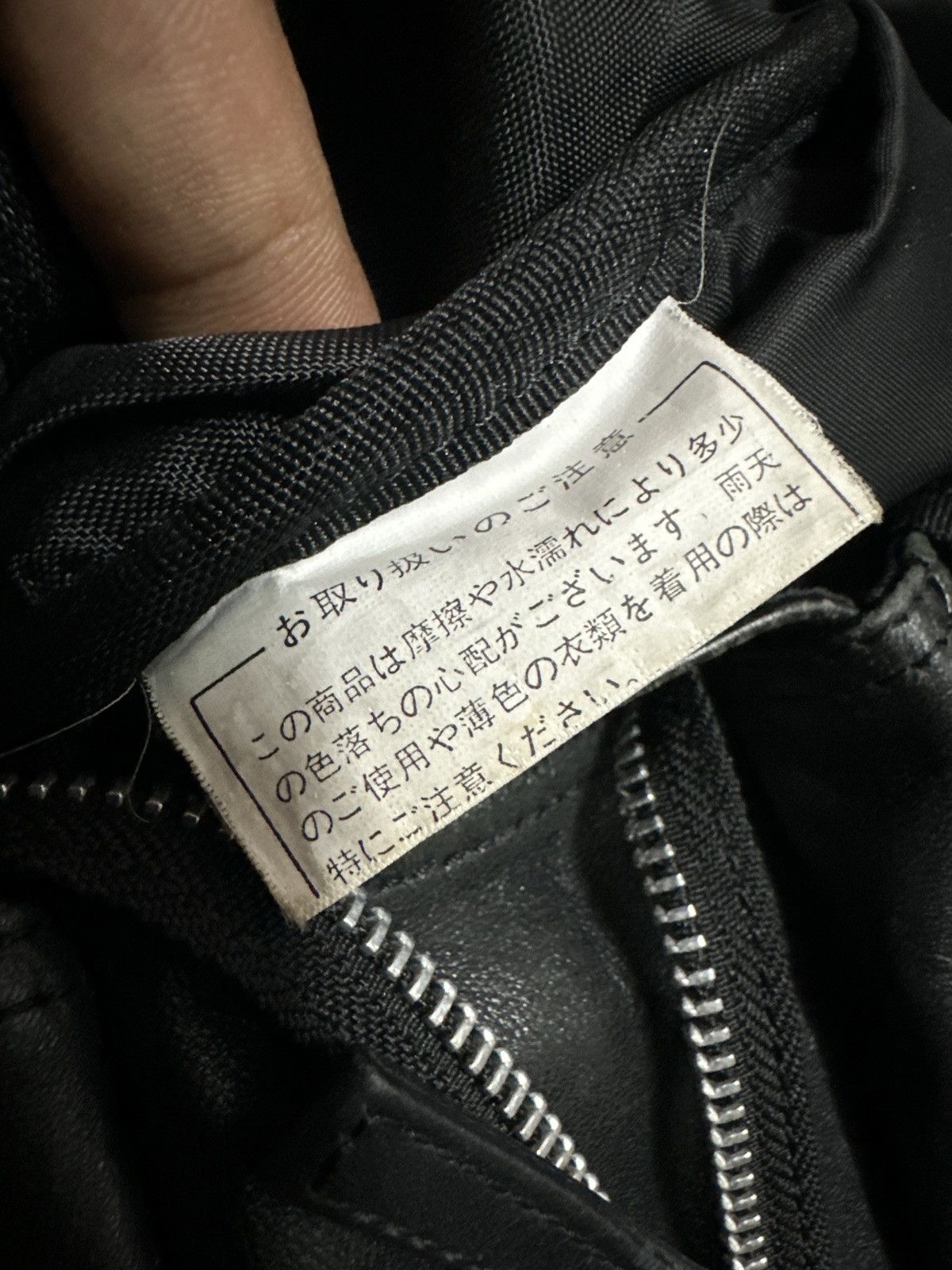 Yohji Yamamoto 90's Yohji Yamamoto Y’sacc Leather carry bag Size ONE SIZE - 16 Thumbnail