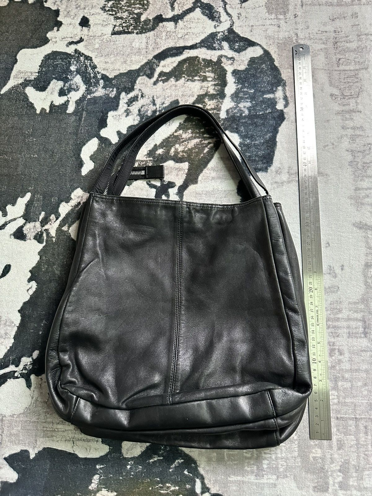 Yohji Yamamoto 90's Yohji Yamamoto Y’sacc Leather carry bag Size ONE SIZE - 5 Thumbnail