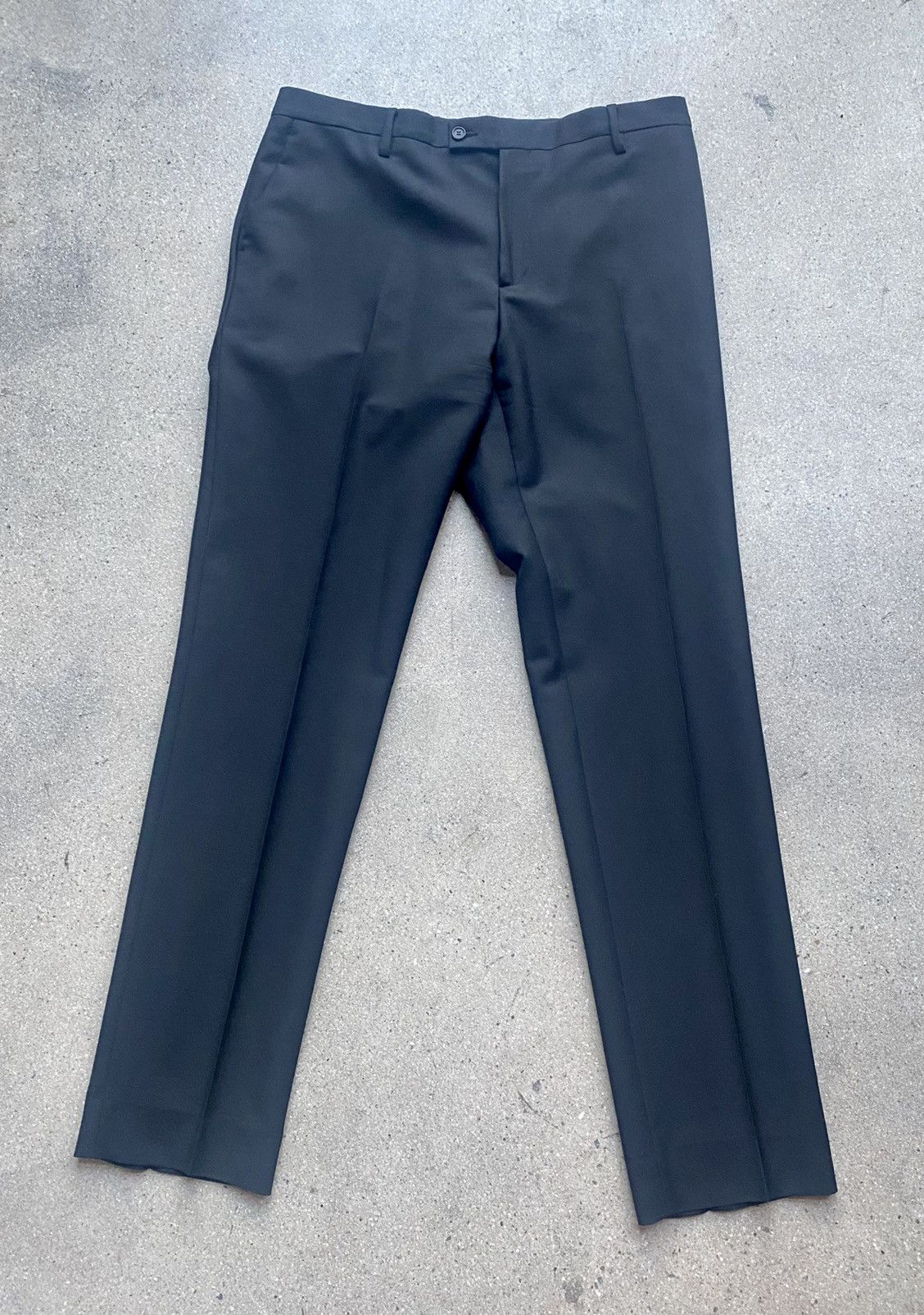 Raf Simons $778 Minimal Luxe Tropical Wool/Mohair Pants sz 52 Size US 34 / EU 50 - 2 Thumbnail