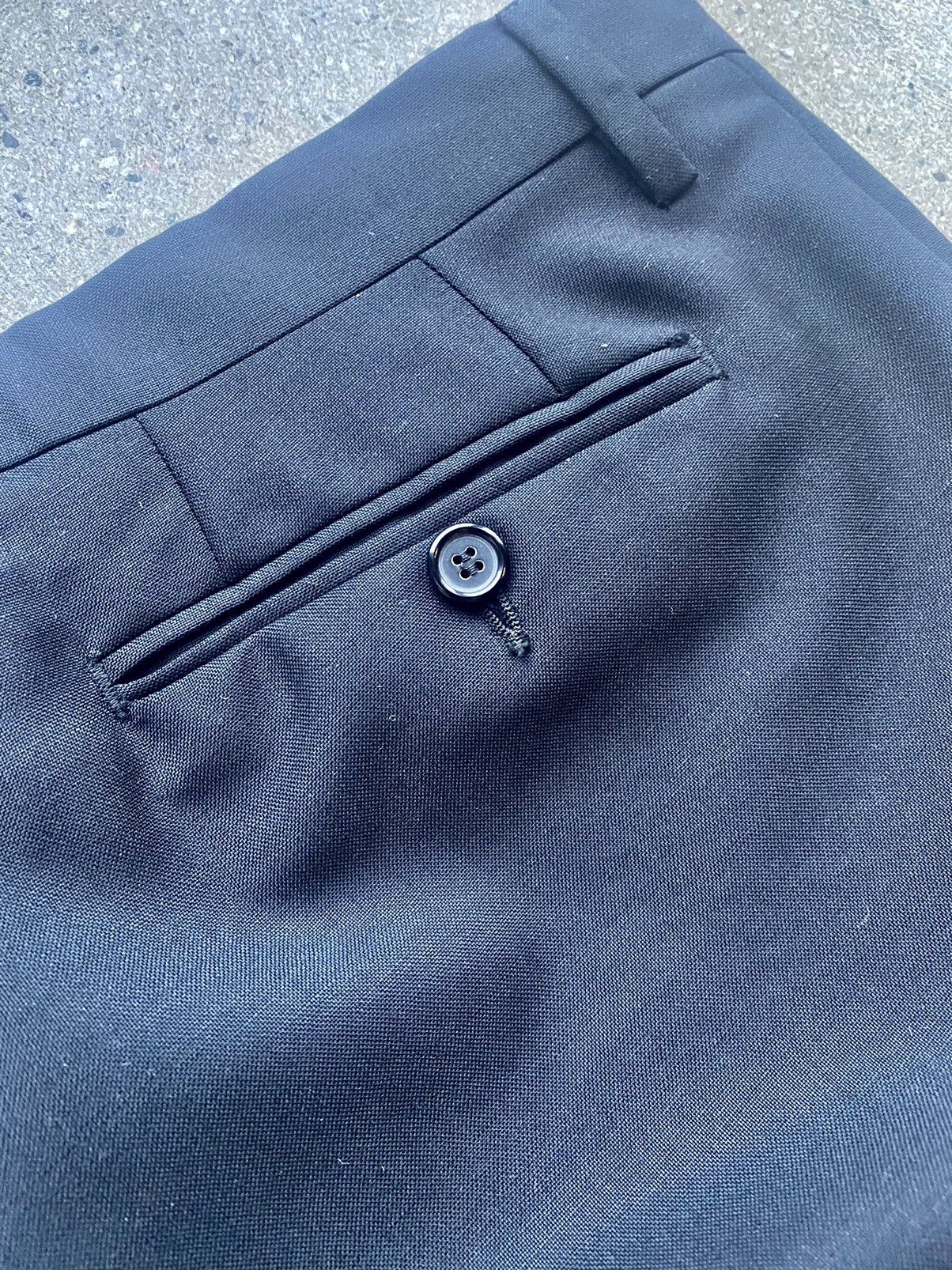Raf Simons $778 Minimal Luxe Tropical Wool/Mohair Pants sz 52 Size US 34 / EU 50 - 6 Thumbnail