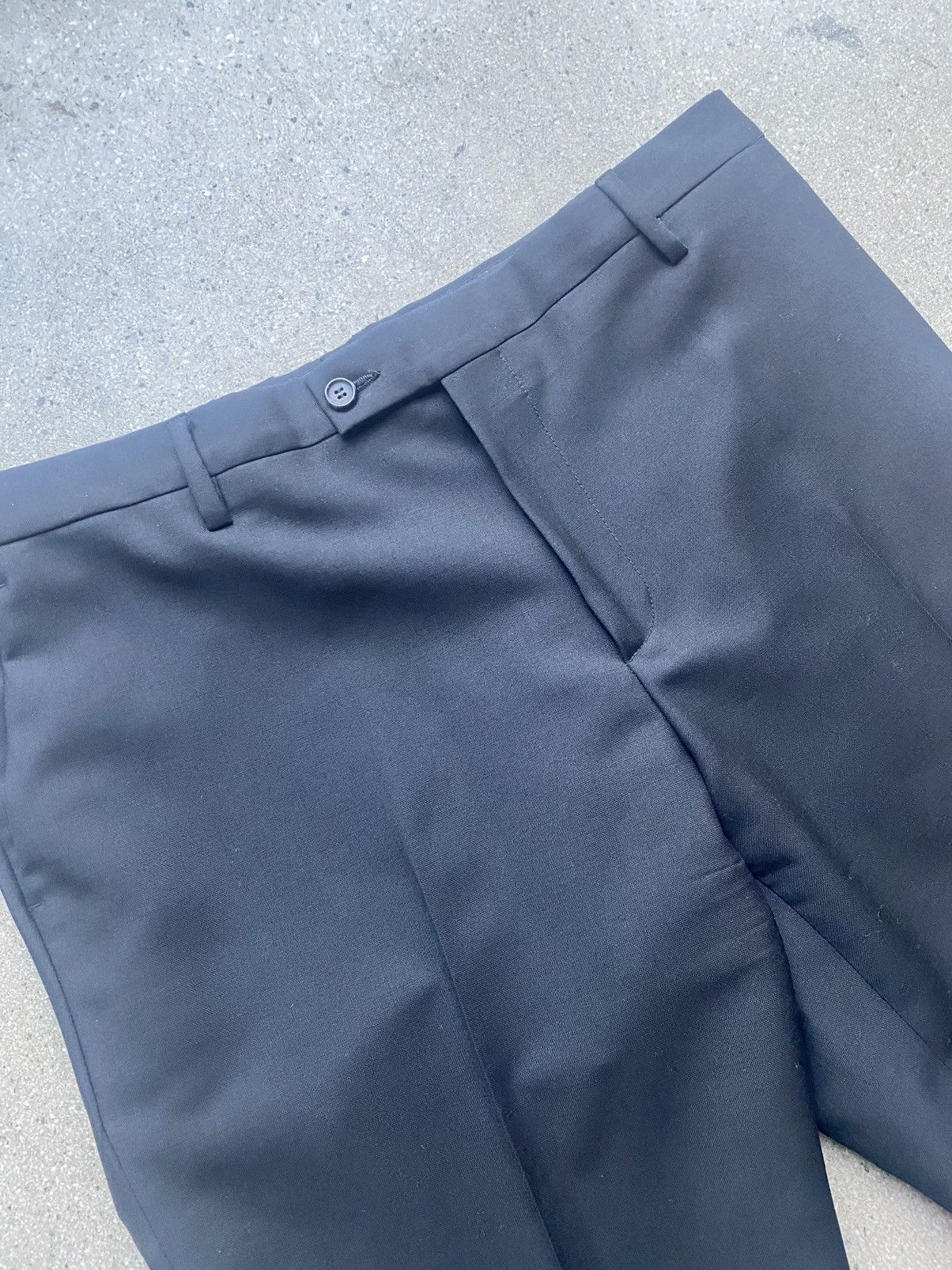 Raf Simons $778 Minimal Luxe Tropical Wool/Mohair Pants sz 52 Size US 34 / EU 50 - 1 Thumbnail
