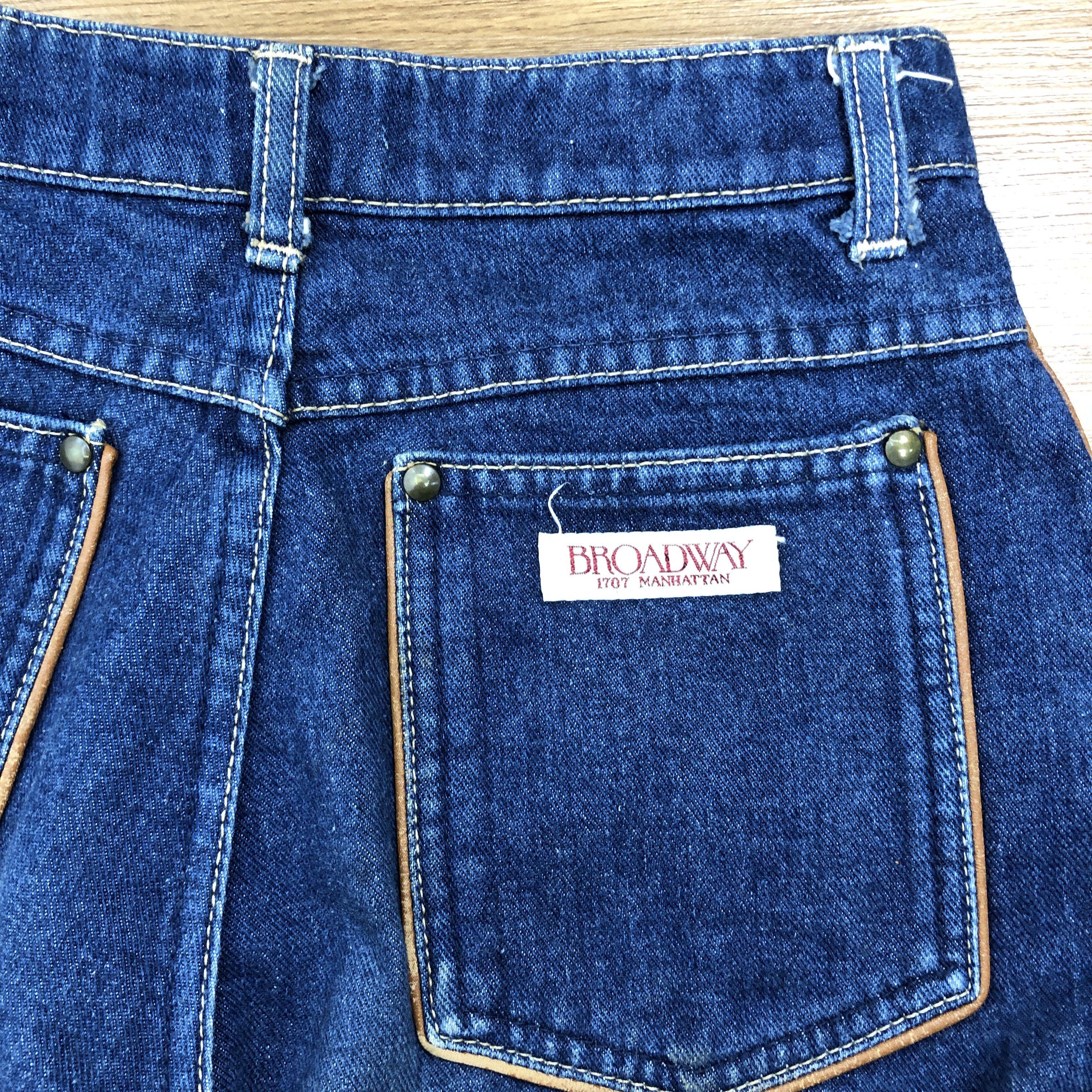Japanese Brand × Vintage Broadway Tappered Jeans 24 x 29.5 L1324W Size 24" / US 00 / IT 34 - 5 Thumbnail
