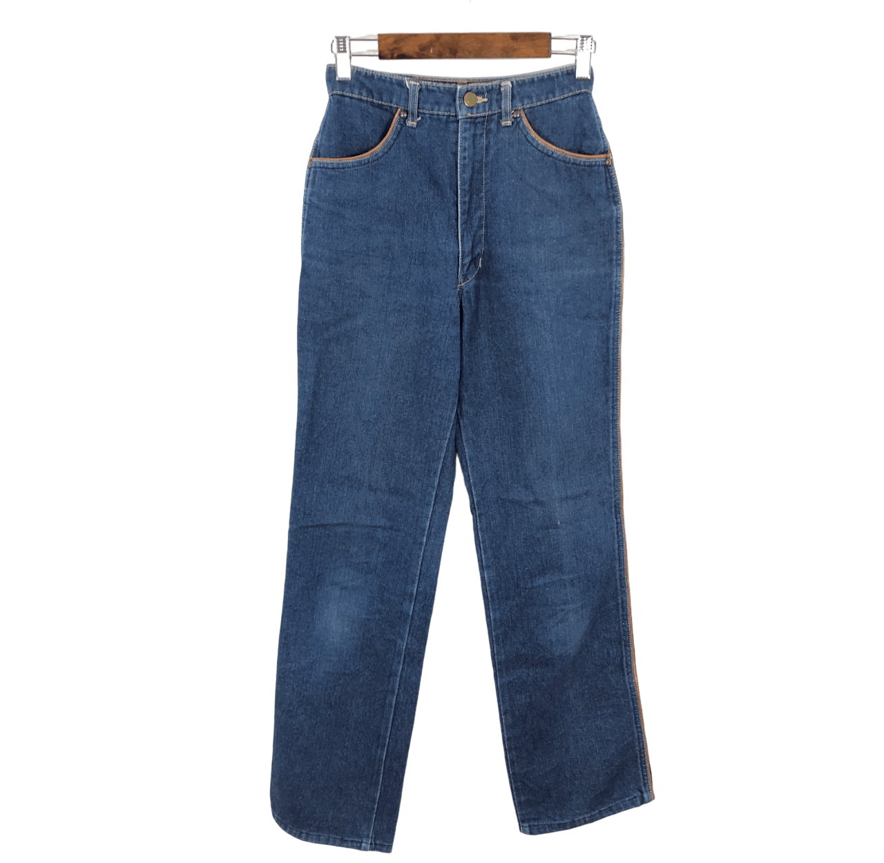 Japanese Brand × Vintage Broadway Tappered Jeans 24 x 29.5 L1324W Size 24" / US 00 / IT 34 - 1 Thumbnail