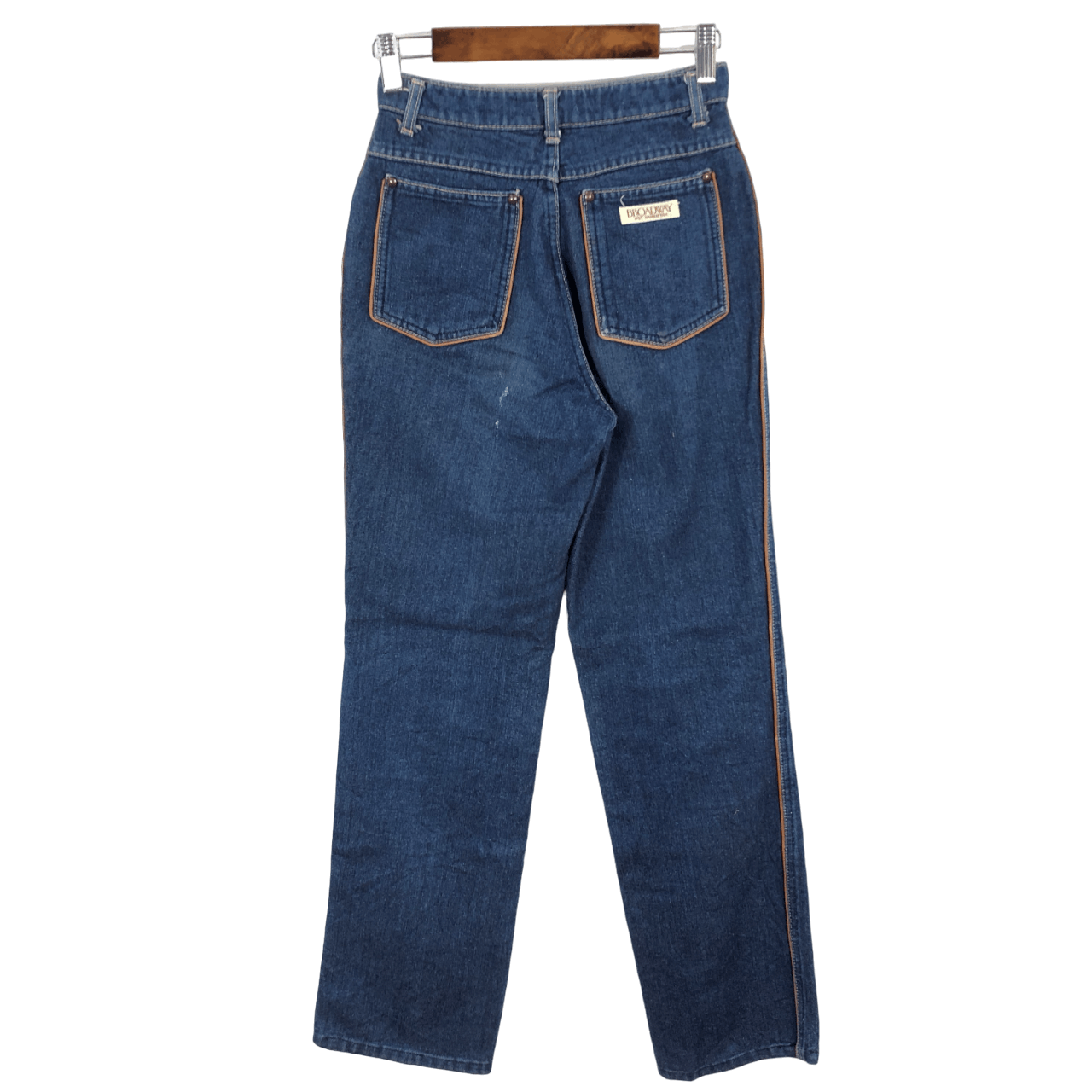 Japanese Brand × Vintage Broadway Tappered Jeans 24 x 29.5 L1324W Size 24" / US 00 / IT 34 - 2 Thumbnail