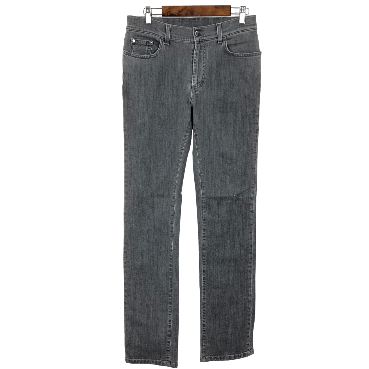 Versace Faded Grey Skinny Jeans 30 x 33 L1322W
