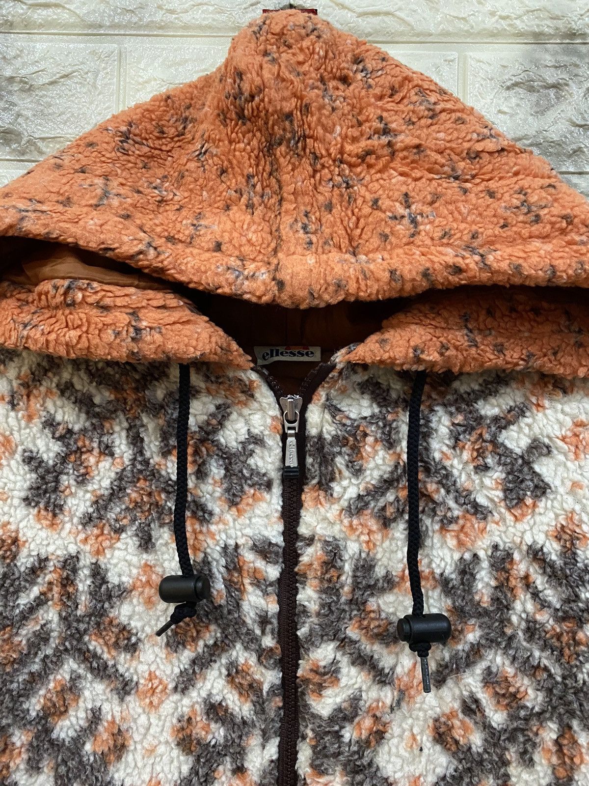 Ellesse × Vintage Vintage Ellesse Sherpa Jacket Size M / US 6-8 / IT 42-44 - 9 Thumbnail