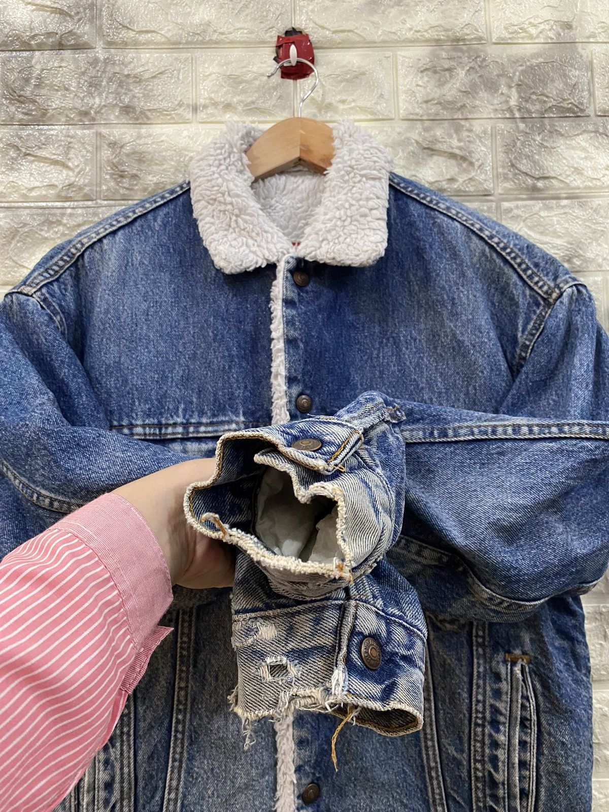Levi's Vintage Levi’s 80’s Made USA Sherpa Trucker Size US S / EU 44-46 / 1 - 10 Thumbnail