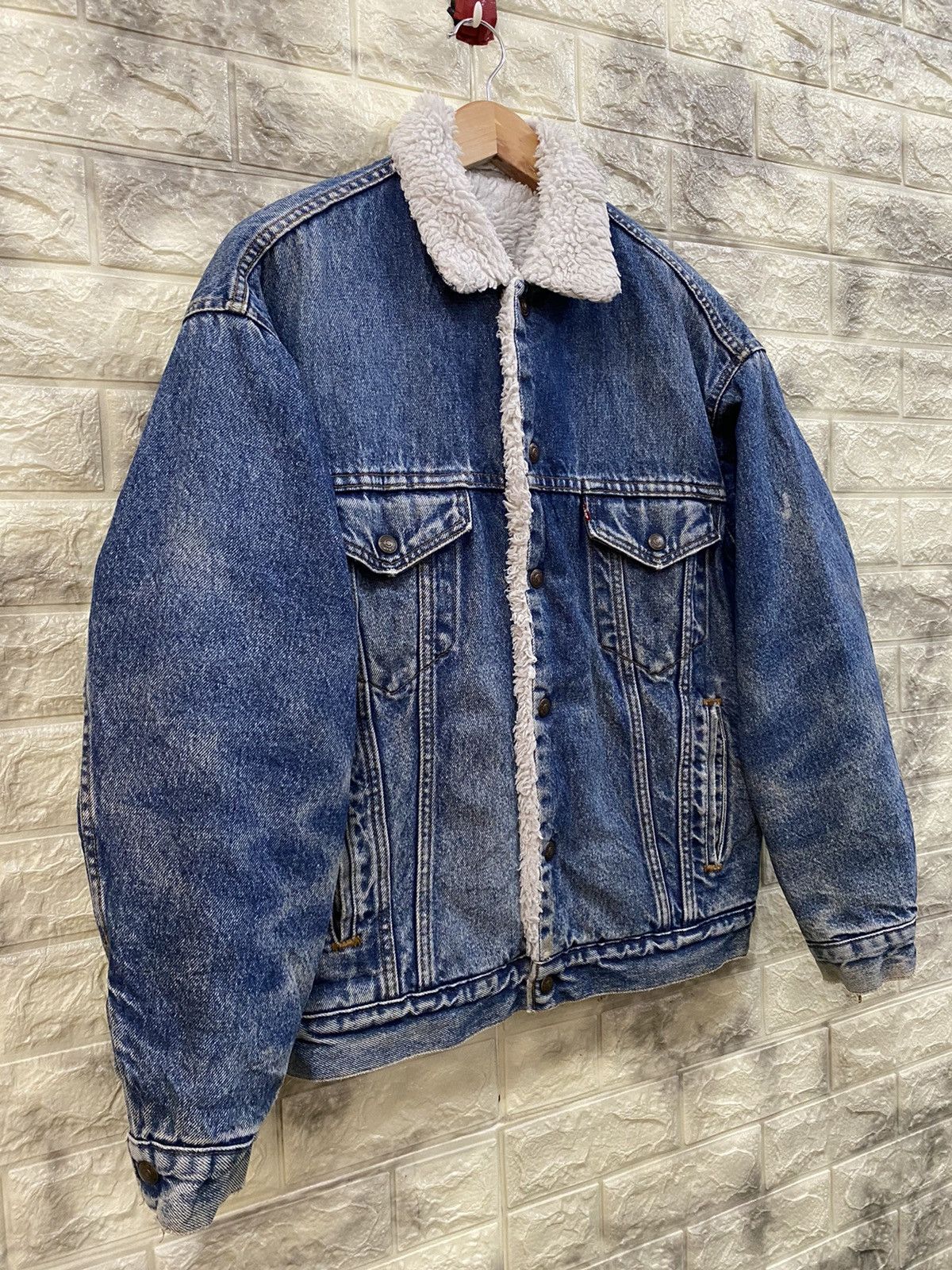 Levi's Vintage Levi’s 80’s Made USA Sherpa Trucker Size US S / EU 44-46 / 1 - 4 Thumbnail