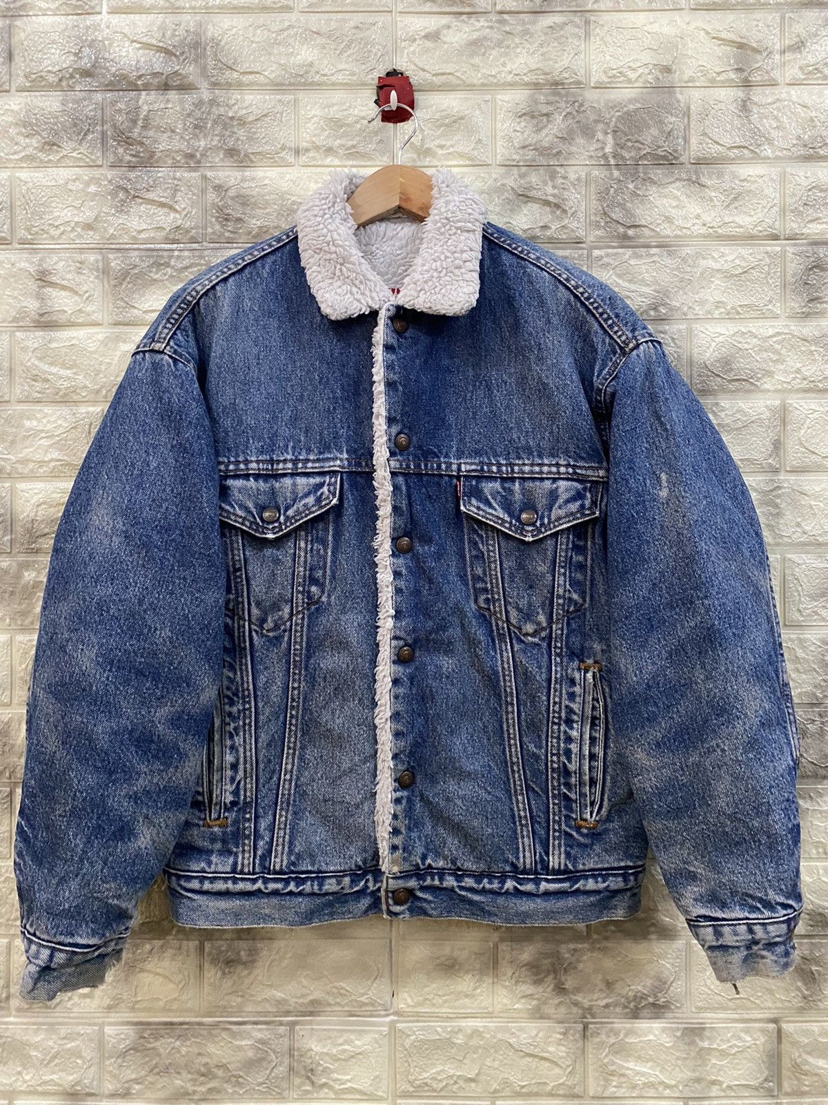 Levi's Vintage Levi’s 80’s Made USA Sherpa Trucker Size US S / EU 44-46 / 1 - 2 Thumbnail