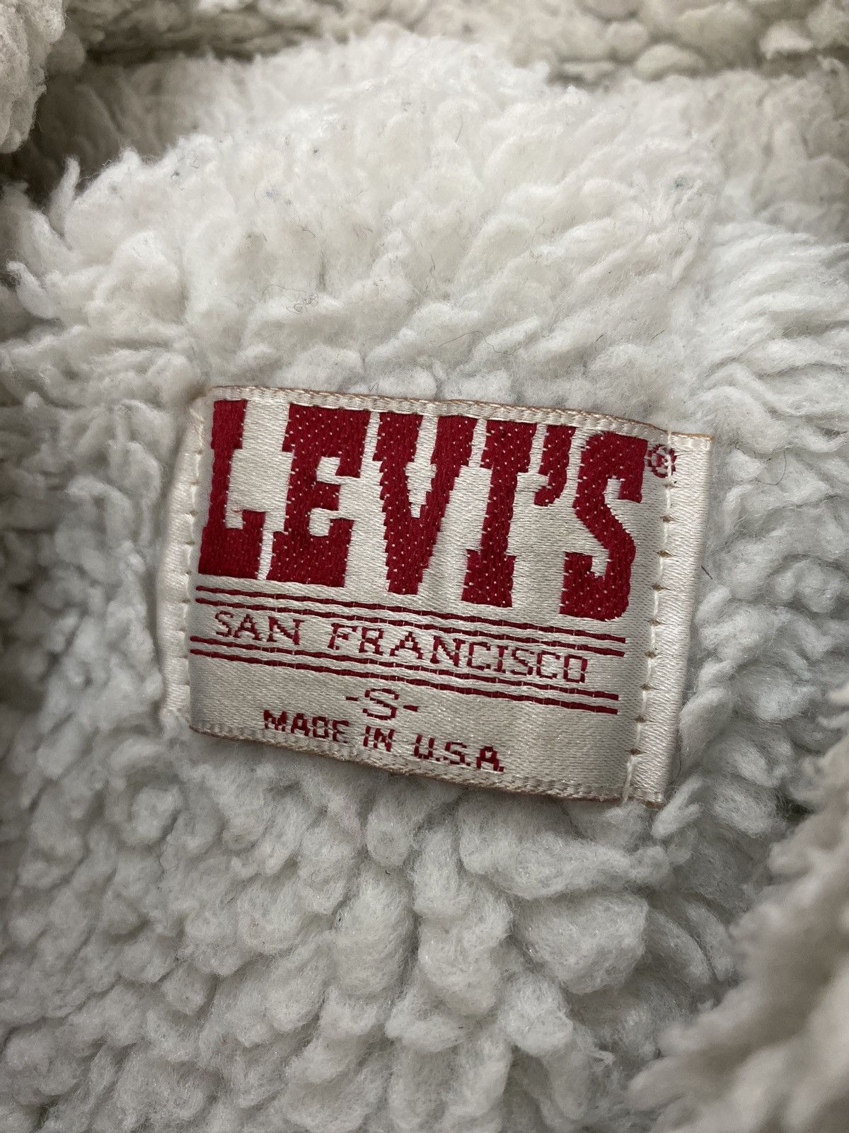 Levi's Vintage Levi’s 80’s Made USA Sherpa Trucker Size US S / EU 44-46 / 1 - 14 Thumbnail