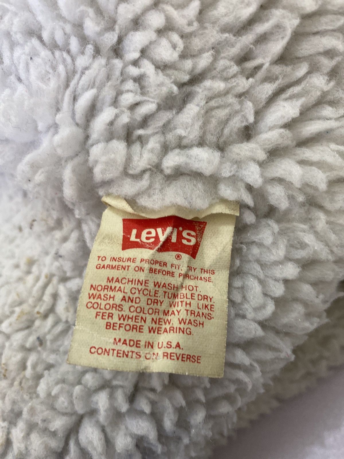 Levi's Vintage Levi’s 80’s Made USA Sherpa Trucker Size US S / EU 44-46 / 1 - 15 Thumbnail