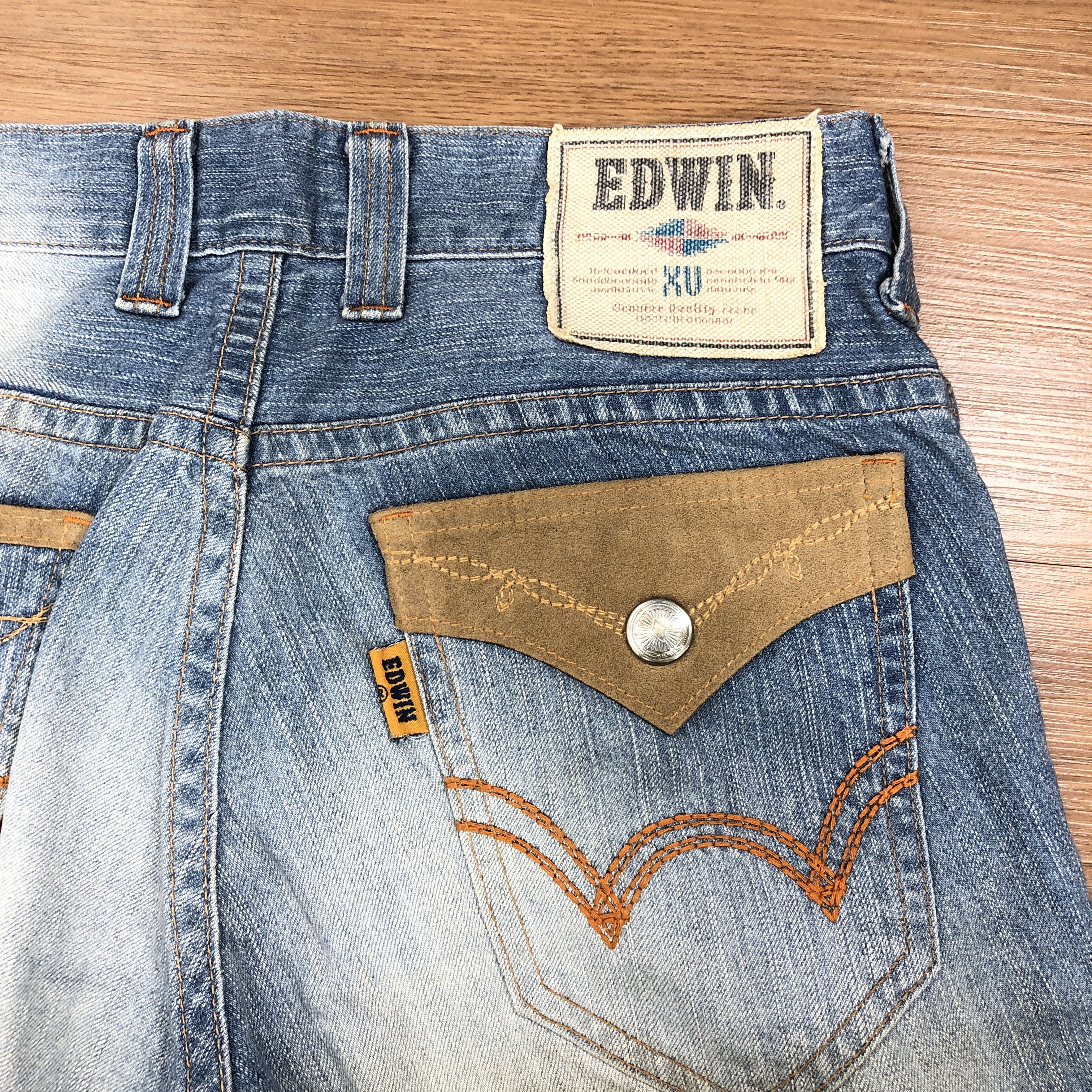 Edwin × Vintage Edwin XV Jeans 34 x 29 L1320 Size US 34 / EU 50 - 5 Thumbnail