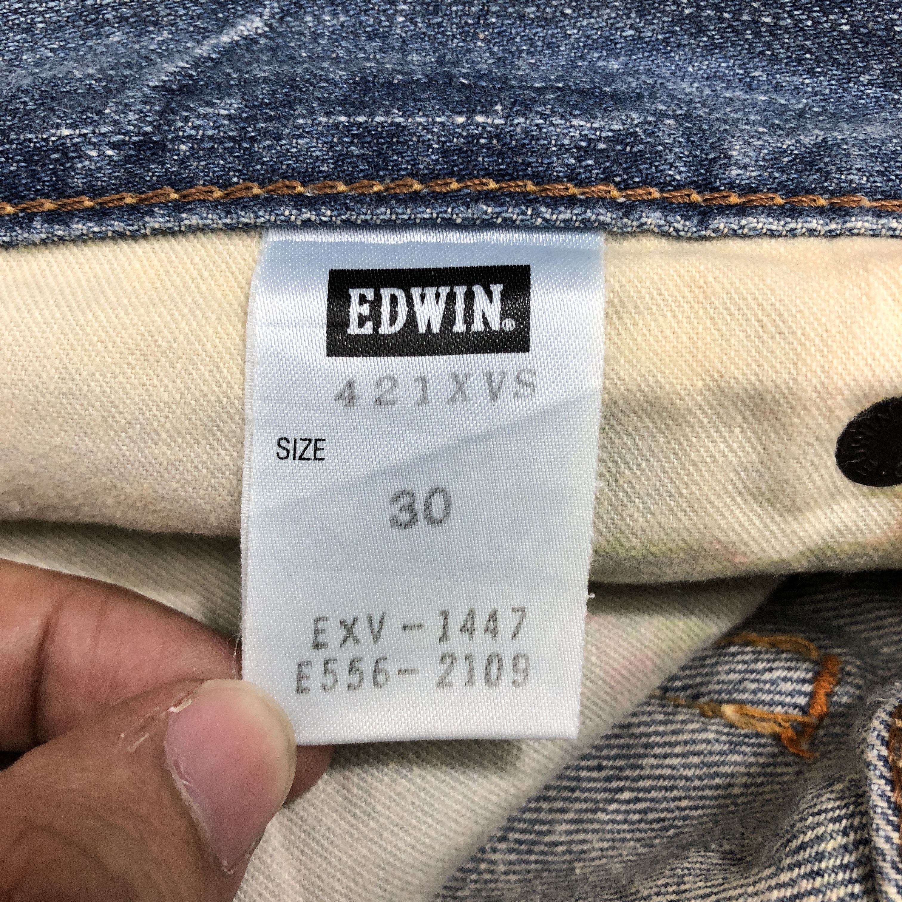Edwin × Vintage Edwin XV Jeans 34 x 29 L1320 Size US 34 / EU 50 - 7 Thumbnail
