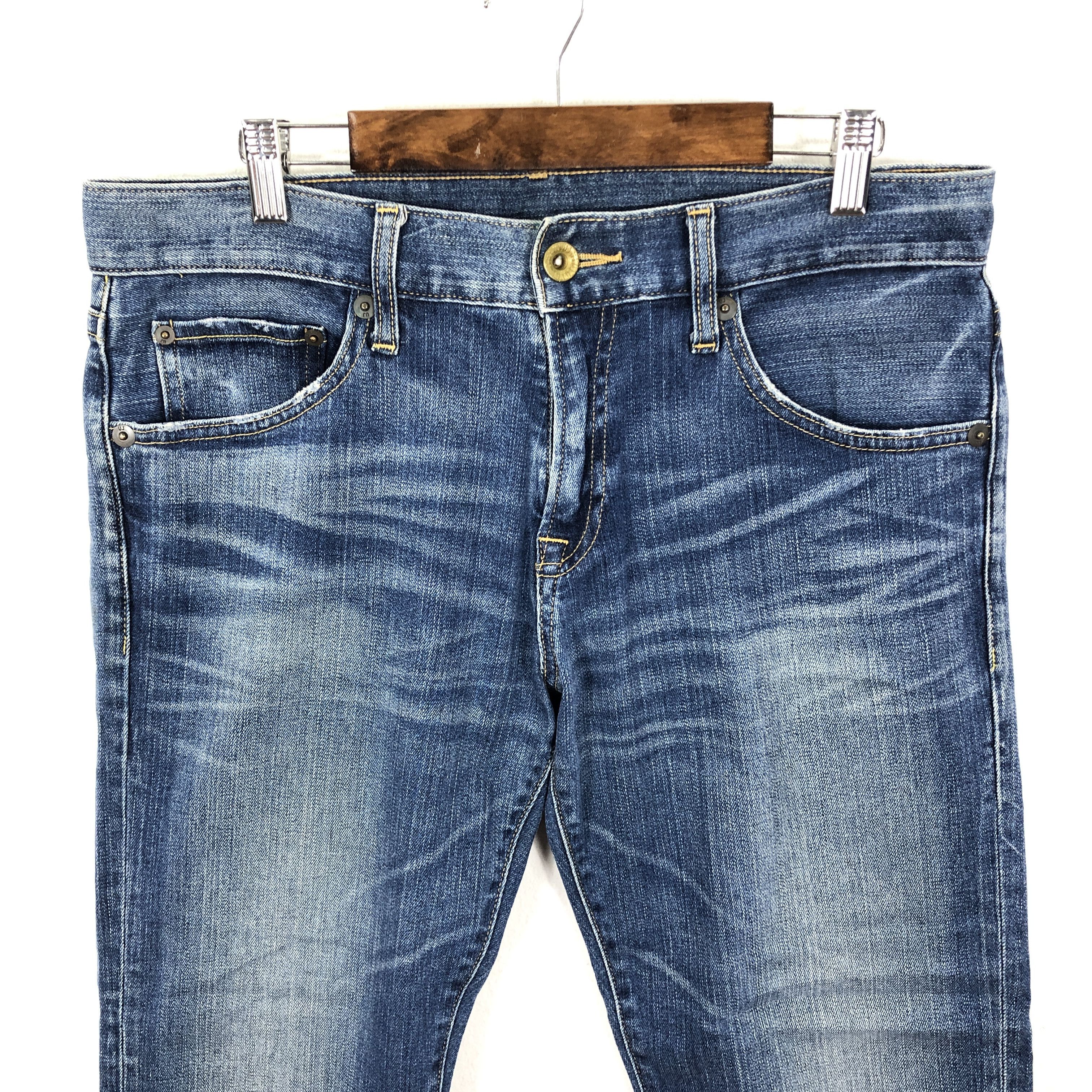 Japanese Brand × Uniqlo Uniqlo Jeans 34 x 24 L1316W Size 34" / US 12 / IT 48 - 3 Thumbnail