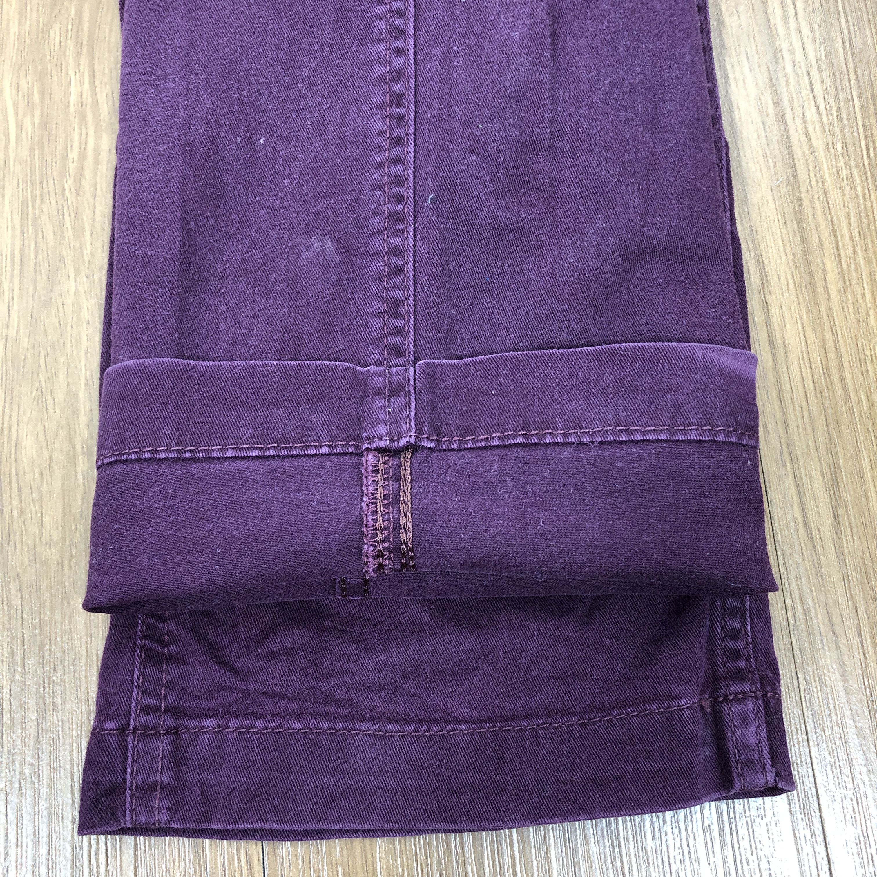Edwin × Vintage Edwin Purple Pants 33 x 30.5 L1314W Size 33" - 6 Thumbnail