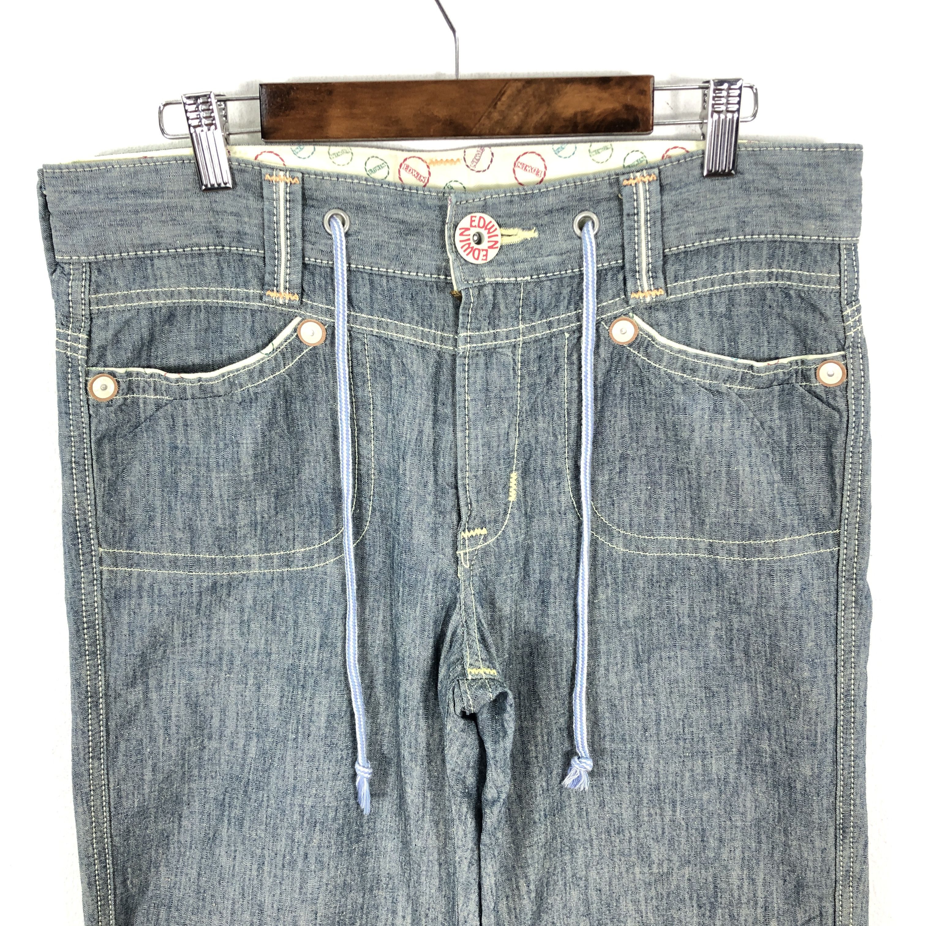 Edwin × Vintage Edwin Pants 33 x 31.5 L1313W Size 33" - 3 Thumbnail