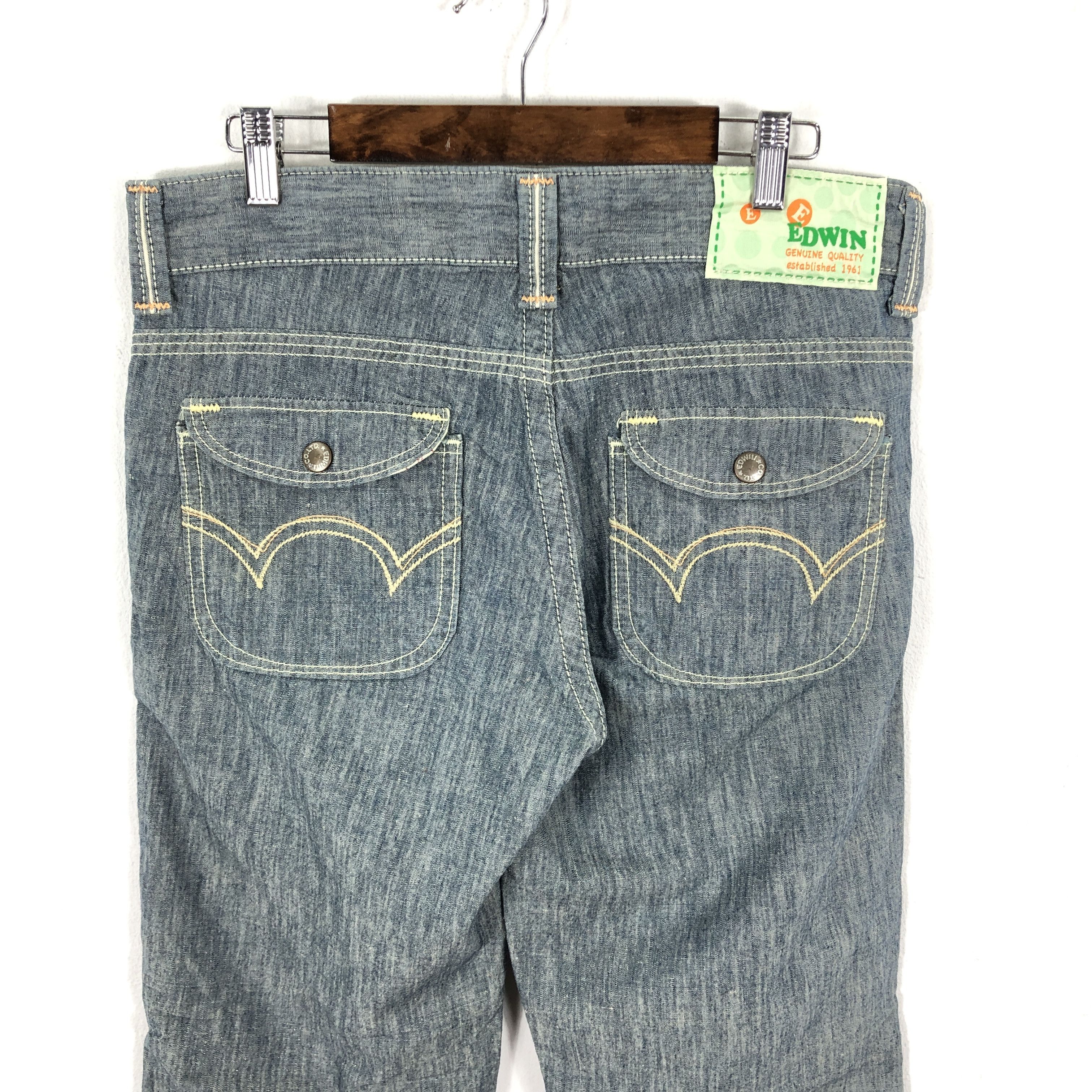 Edwin × Vintage Edwin Pants 33 x 31.5 L1313W Size 33" - 4 Thumbnail