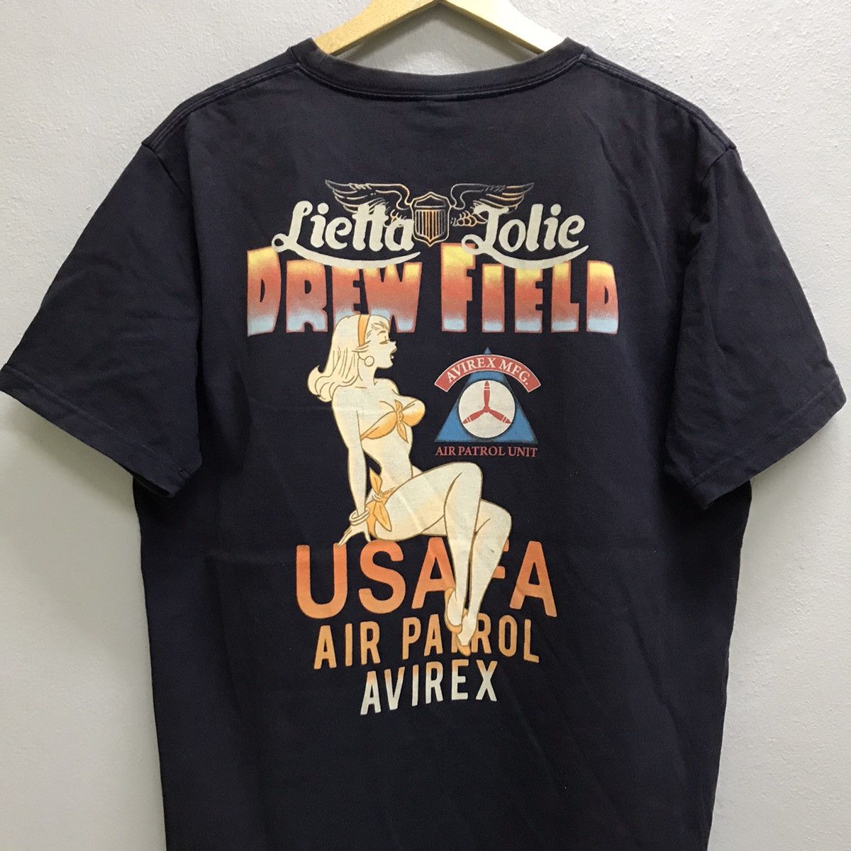 Avirex Vintage Avirex air patrol unit Tshirt Size US L / EU 52-54 / 3 - 3 Thumbnail