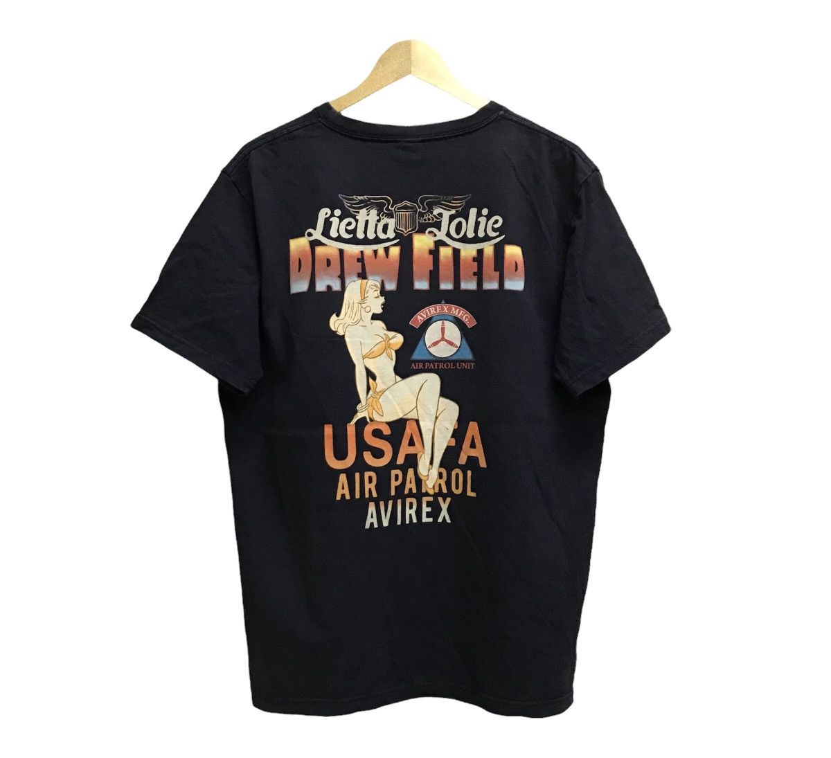 Avirex Vintage Avirex air patrol unit Tshirt Size US L / EU 52-54 / 3 - 1 Thumbnail