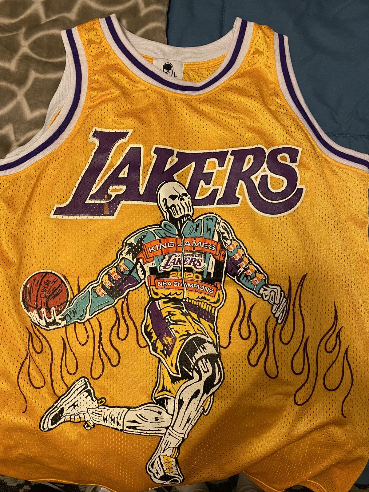 Warren Lotas Championship LeBron Lakers Jersey 2020 Warren Lotas RARE XL Size US XL / EU 56 / 4 - 1 Preview