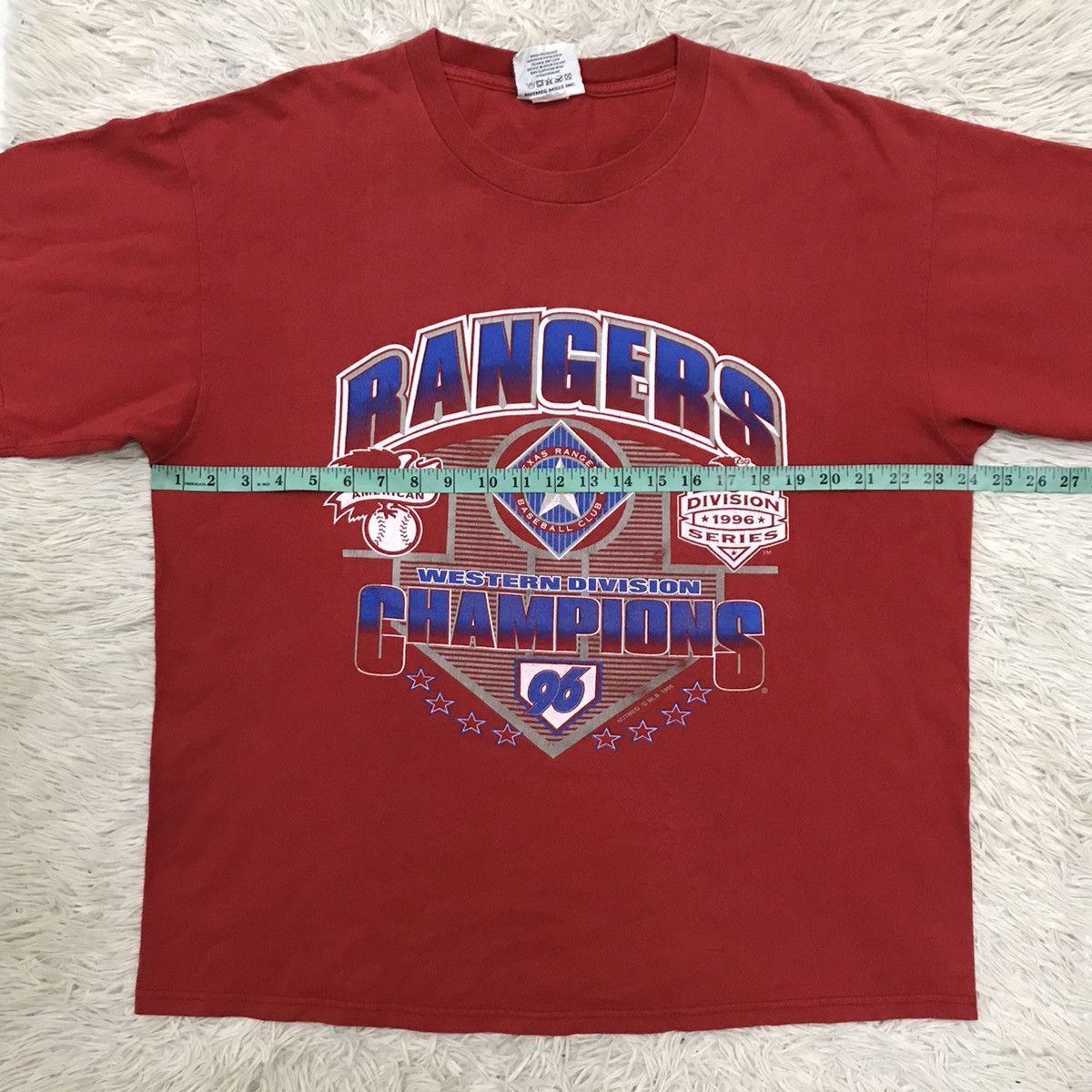 Lee × MLB × Vintage Vintage 90s Ranger Champion Nutmeg MLB Tshirt Size US XL / EU 56 / 4 - 13 Thumbnail