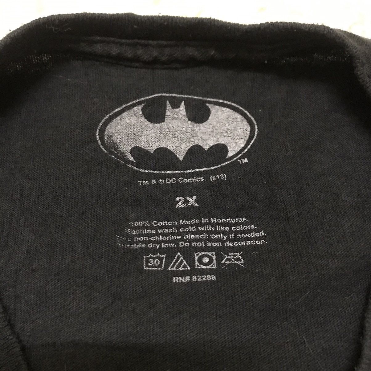 DC Comics Batman Big Logo Tshirt Size US XXL / EU 58 / 5 - 8 Thumbnail