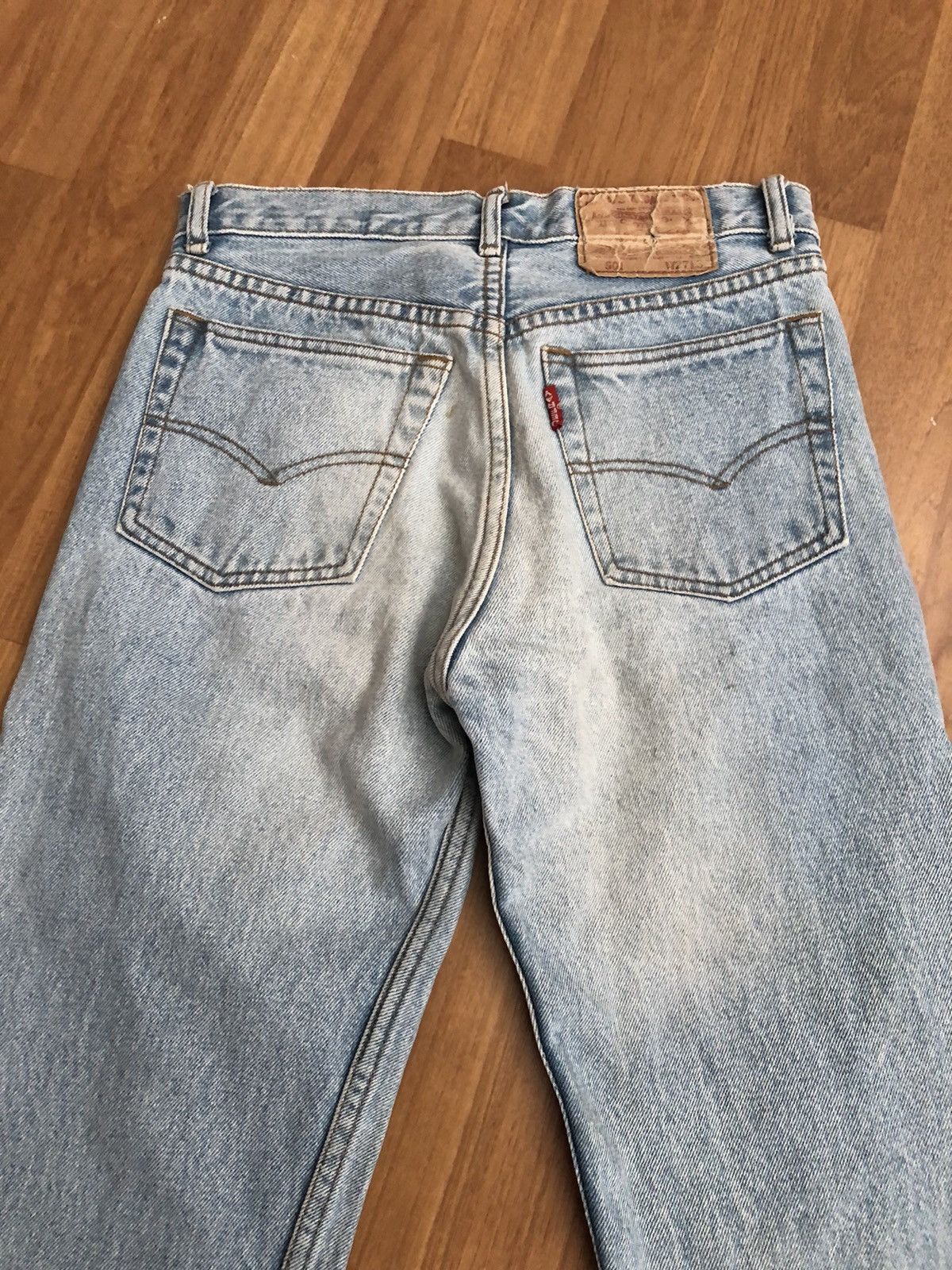 If Six Was Nine Vintage defray patchwork boro spiral cut denim jeans Size US 29 - 7 Thumbnail
