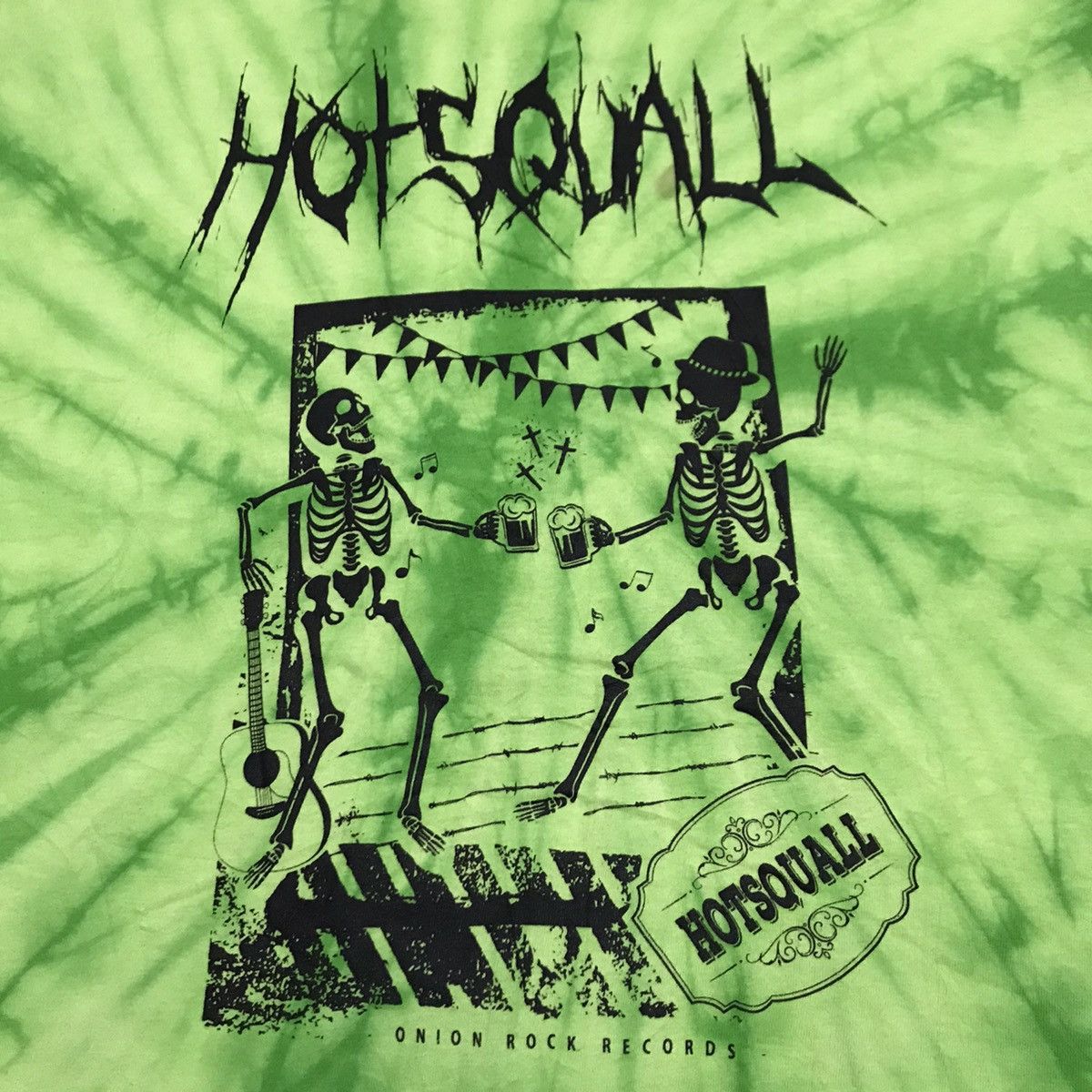 Band Tees × Japanese Brand Hotsquall japanese rock band tie dye t-shirt Size US L / EU 52-54 / 3 - 7 Thumbnail