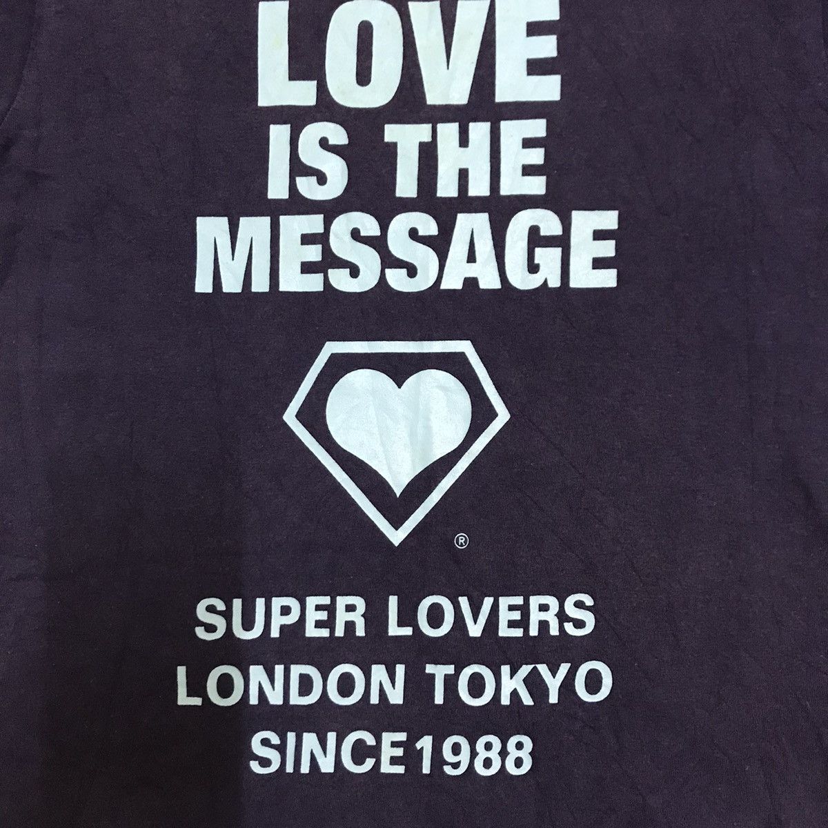 Japanese Brand Vintage super lover 90s shirt Size US XS / EU 42 / 0 - 6 Thumbnail