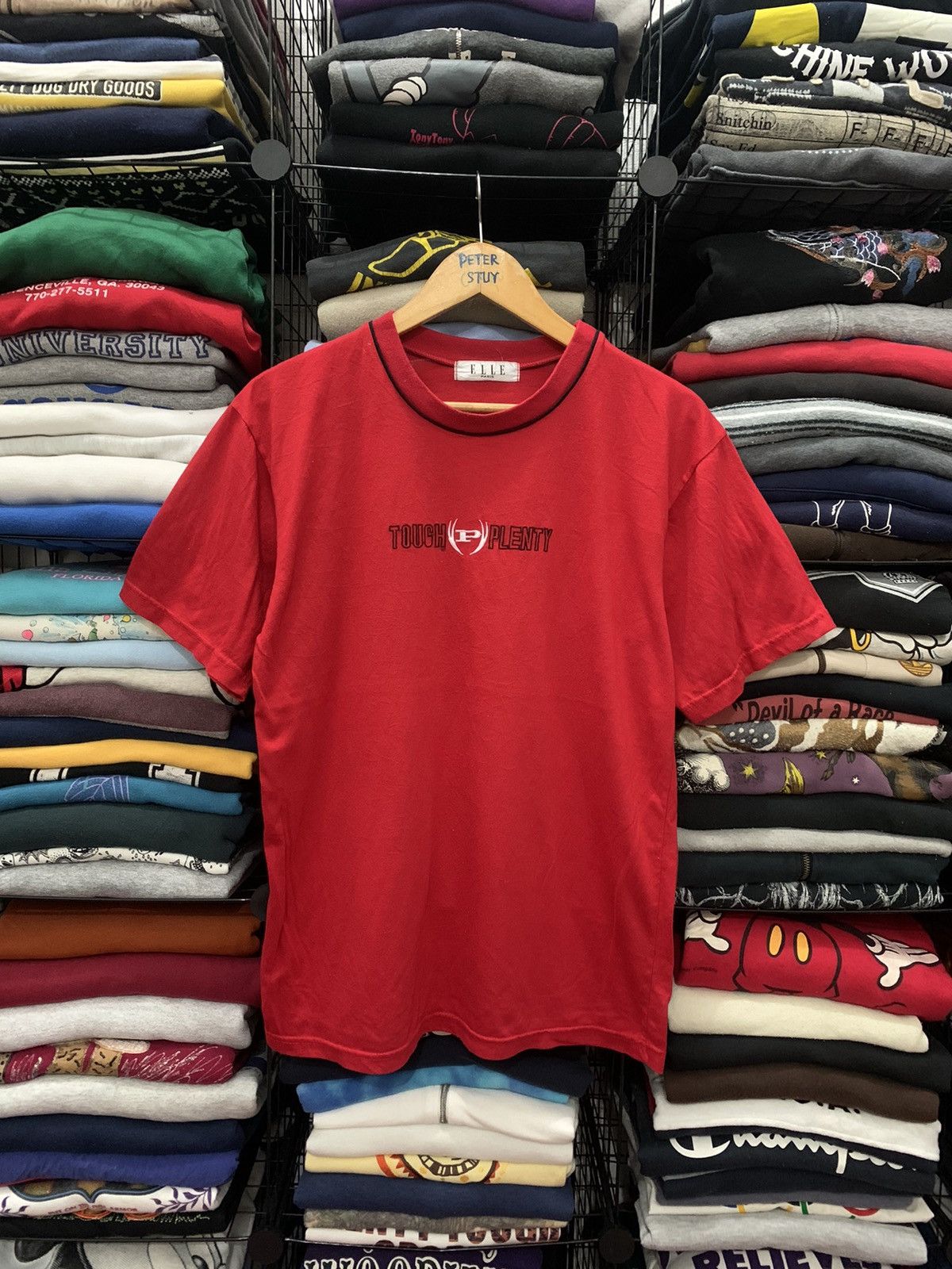 Vintage Vintage Elle Paris Touch Plenty T-Shirt Size US M / EU 48-50 / 2 - 1 Thumbnail