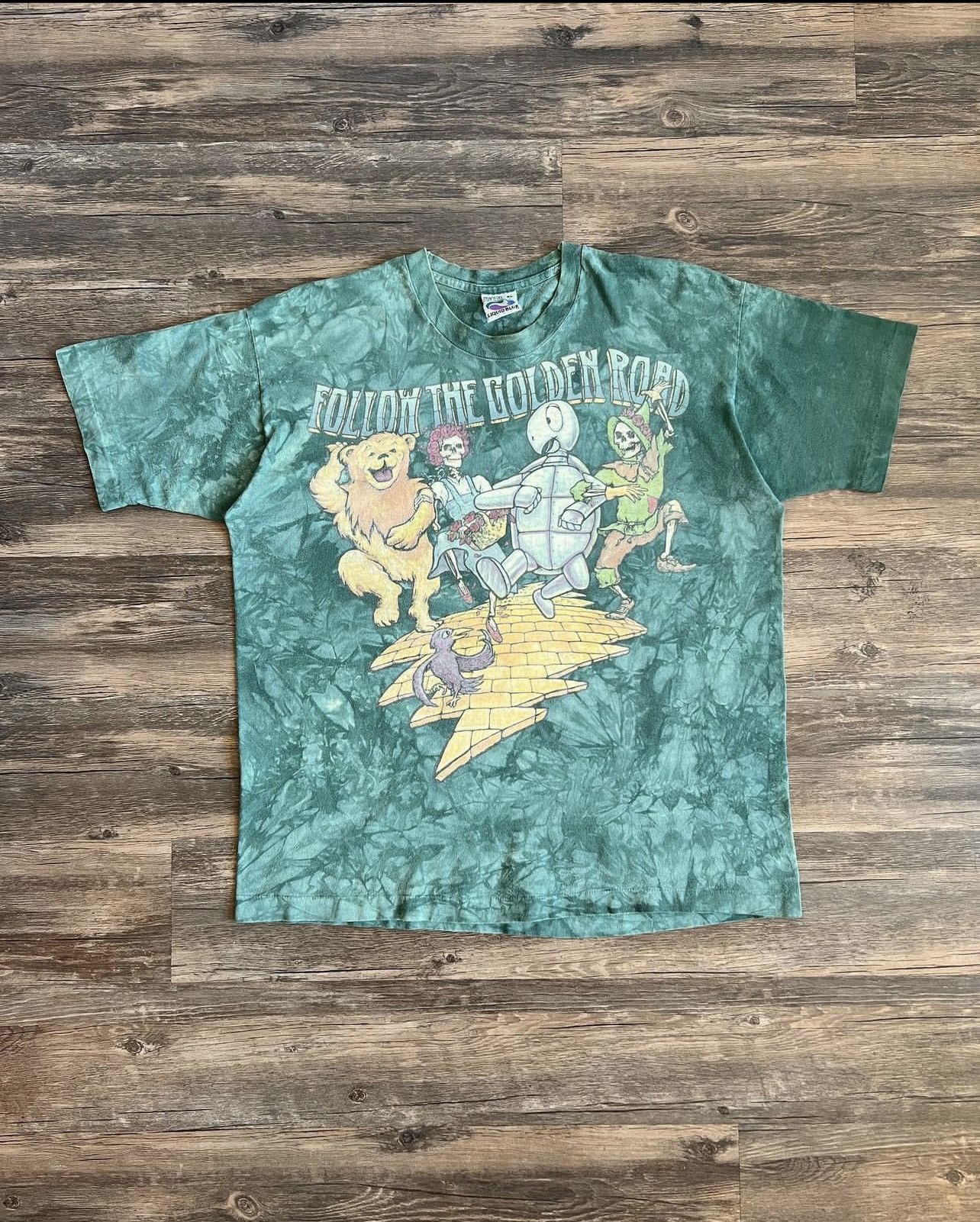 image of Band Tees x Grateful Dead Vintage Grateful Dead Band Tee in Green, Men's (Size XL)