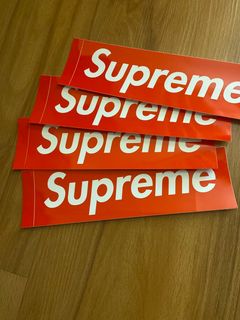Supreme Box Logo Sticker 5 pack