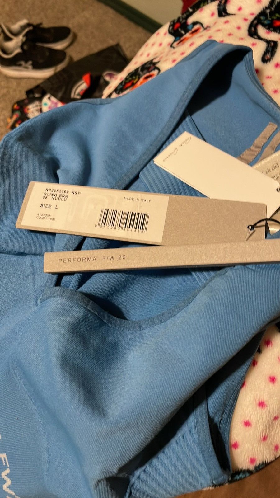 Rick Owens Rick Owens Athletic Crop Top Pastel blue Size L / US 10 / IT 46 - 3 Thumbnail