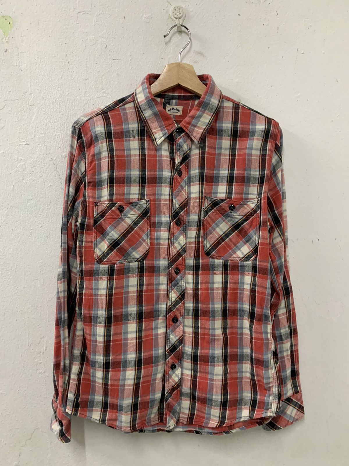 Japanese Brand HR Market Flannel Shirt Size US XXS / EU 40 - 1 Thumbnail