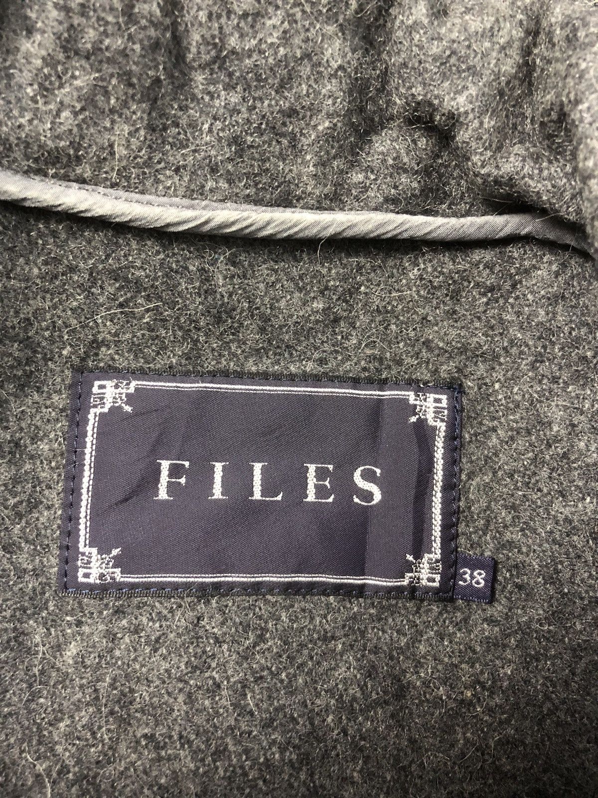 Japanese Brand × Other × Vintage Japanese Brand Files Japan Woolen Jacket Size XS / US 0-2 / IT 36-38 - 9 Thumbnail