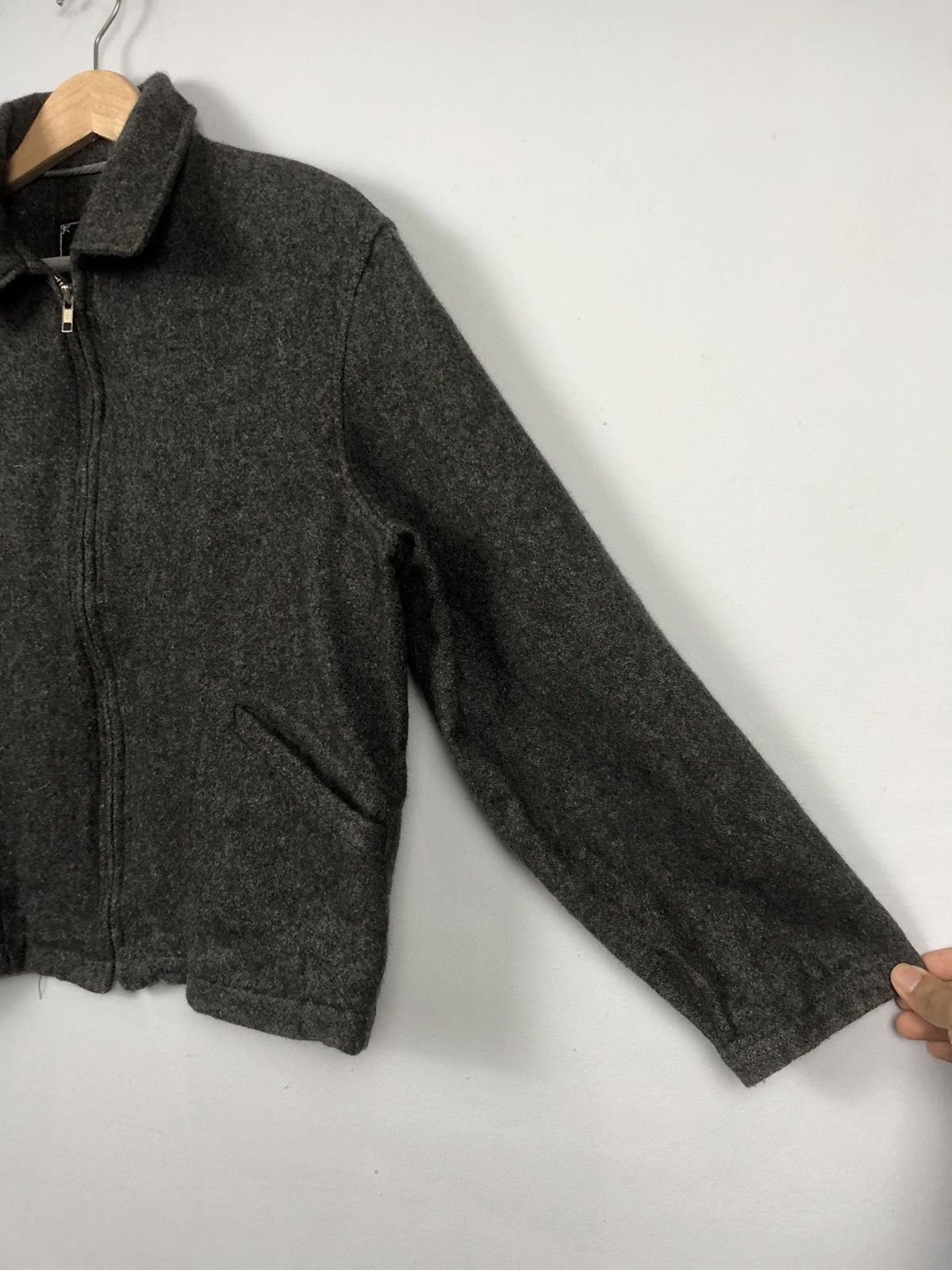 Japanese Brand × Other × Vintage Japanese Brand Files Japan Woolen Jacket Size XS / US 0-2 / IT 36-38 - 4 Thumbnail