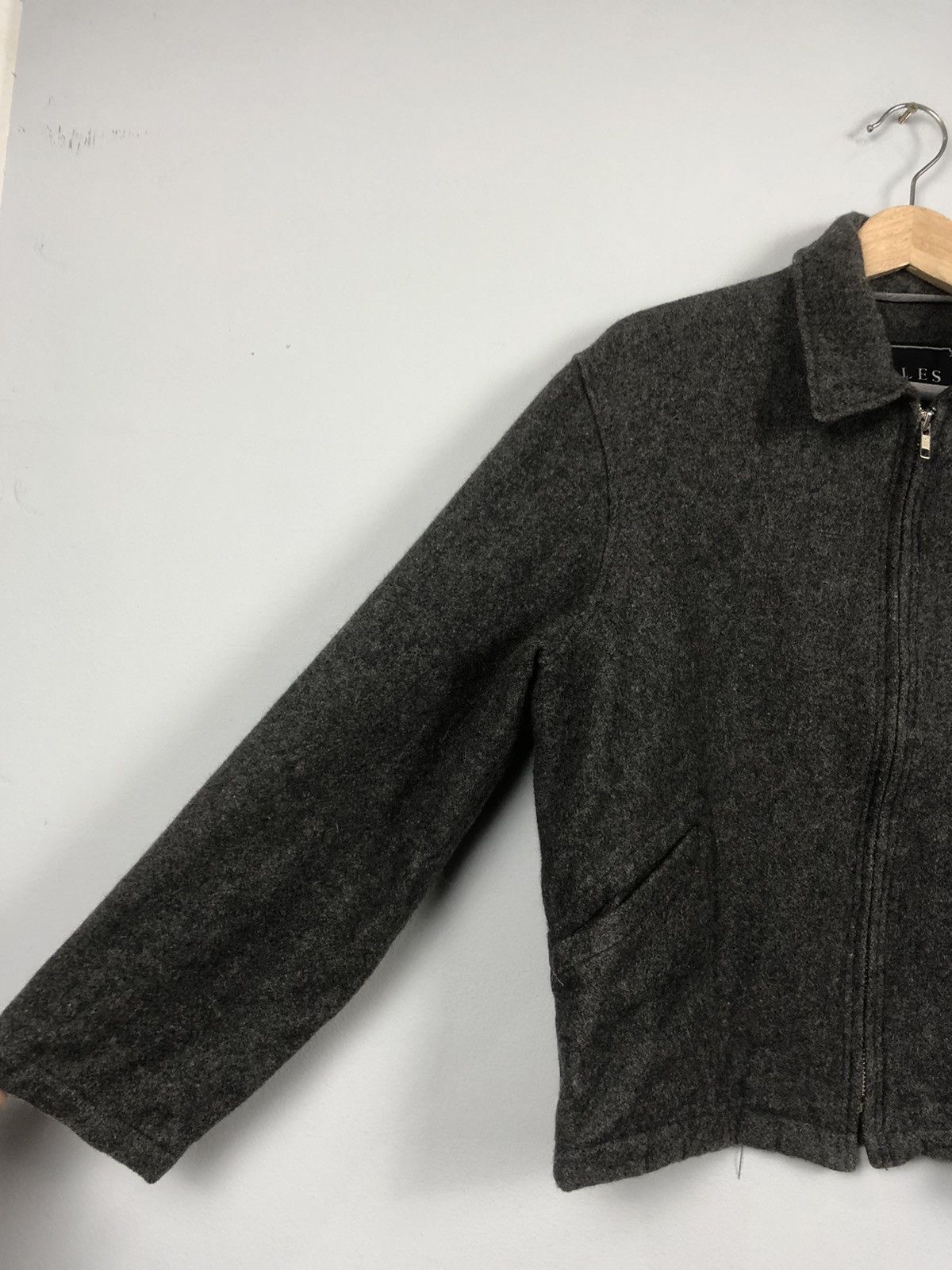 Japanese Brand × Other × Vintage Japanese Brand Files Japan Woolen Jacket Size XS / US 0-2 / IT 36-38 - 3 Thumbnail