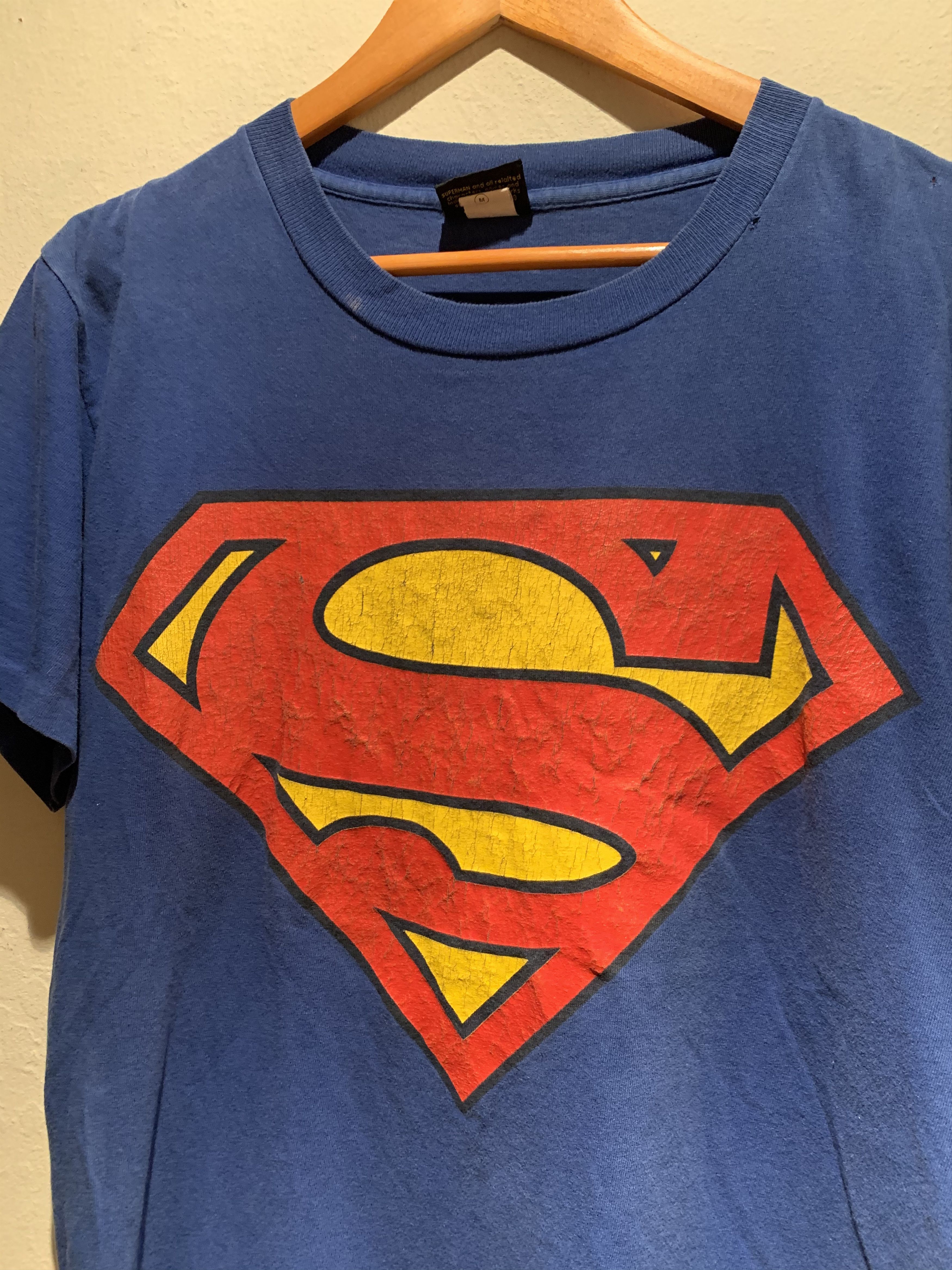 DC Comics *RARE* Vintage 2000 Superman DC Comics Warner Bros T-Shirt Size US M / EU 48-50 / 2 - 2 Thumbnail