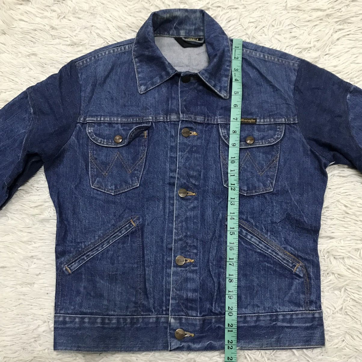 Wrangler Vintage Distressed 80/90s Wrangler Denime jacket Size US S / EU 44-46 / 1 - 21 Thumbnail