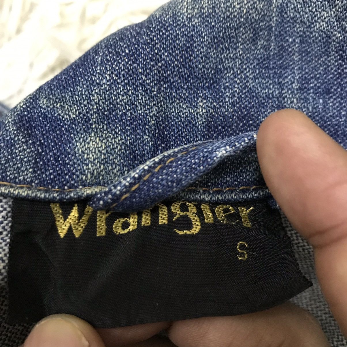 Wrangler Vintage Distressed 80/90s Wrangler Denime jacket Size US S / EU 44-46 / 1 - 16 Thumbnail