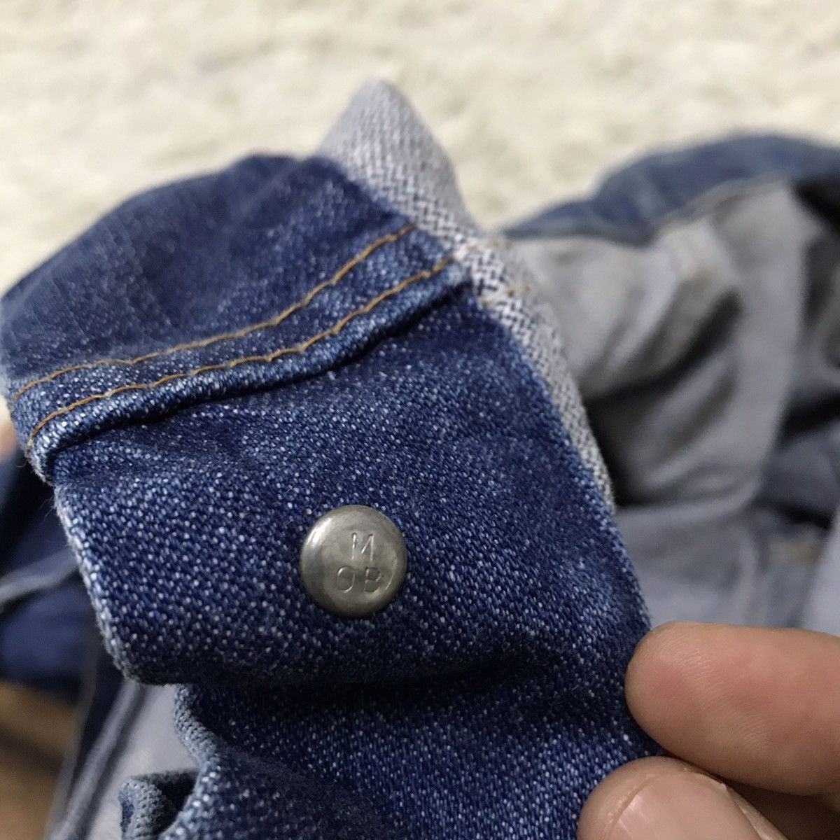Wrangler Vintage Distressed 80/90s Wrangler Denime jacket Size US S / EU 44-46 / 1 - 17 Thumbnail