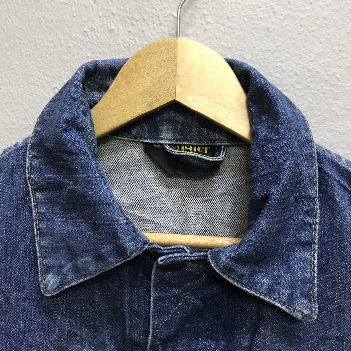 Wrangler Vintage Distressed 80/90s Wrangler Denime jacket Size US S / EU 44-46 / 1 - 5 Thumbnail