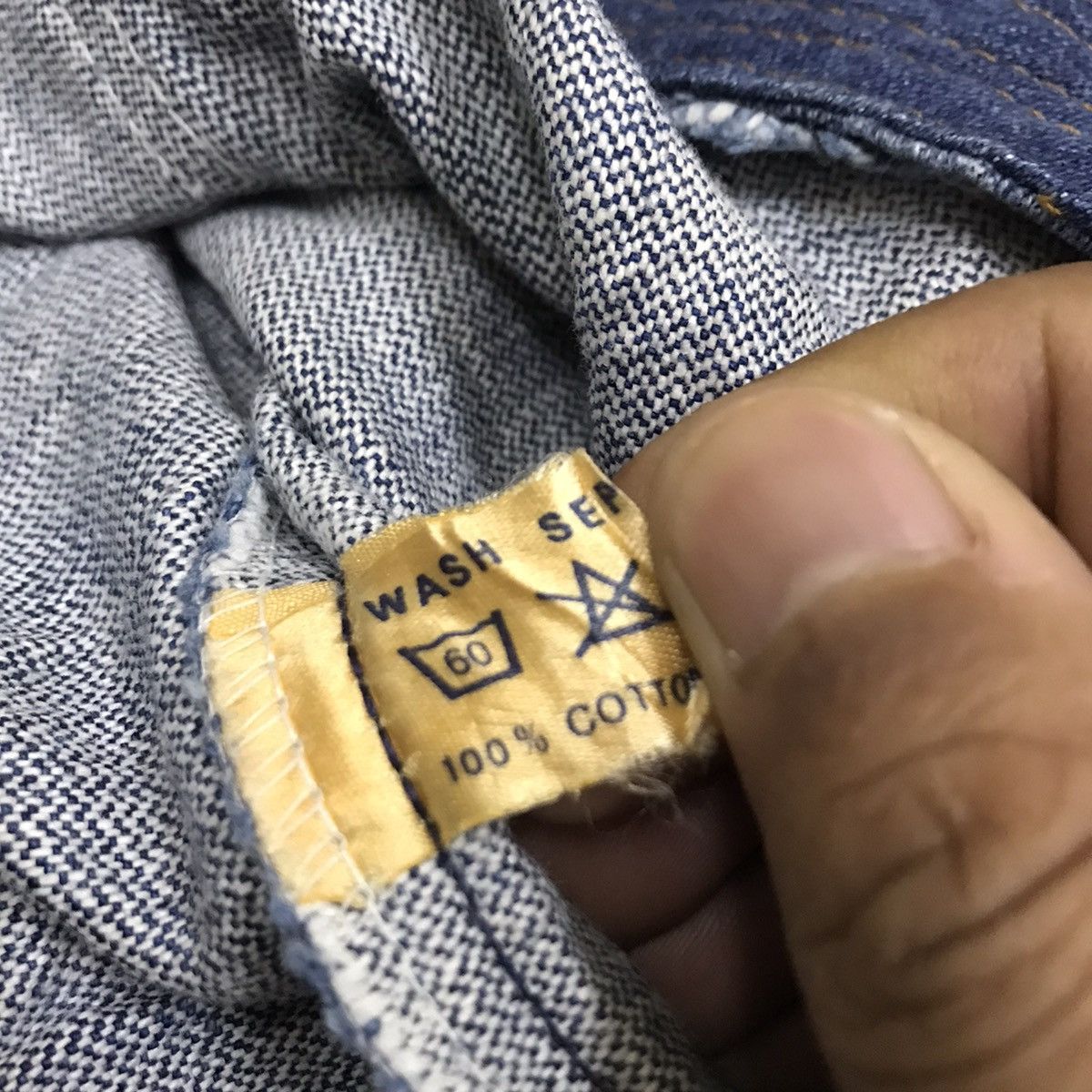Wrangler Vintage Distressed 80/90s Wrangler Denime jacket Size US S / EU 44-46 / 1 - 14 Thumbnail