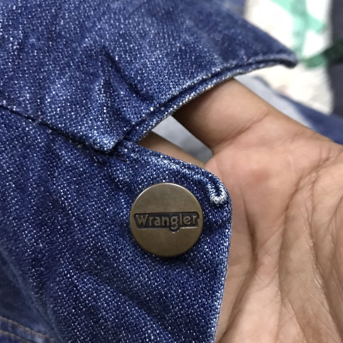 Wrangler Vintage Distressed 80/90s Wrangler Denime jacket Size US S / EU 44-46 / 1 - 18 Thumbnail
