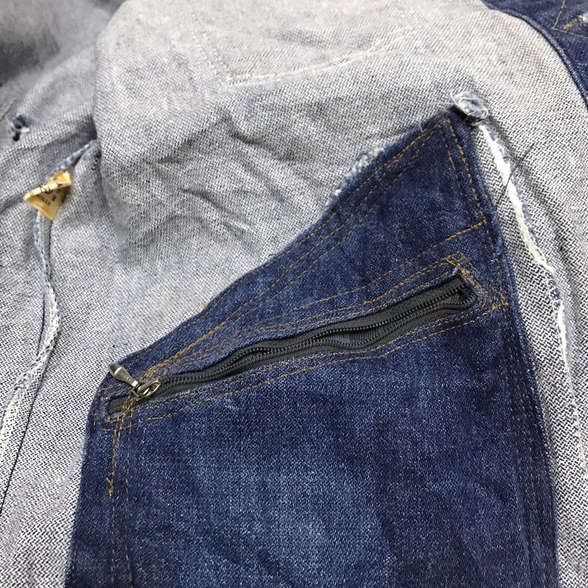 Wrangler Vintage Distressed 80/90s Wrangler Denime jacket Size US S / EU 44-46 / 1 - 15 Thumbnail